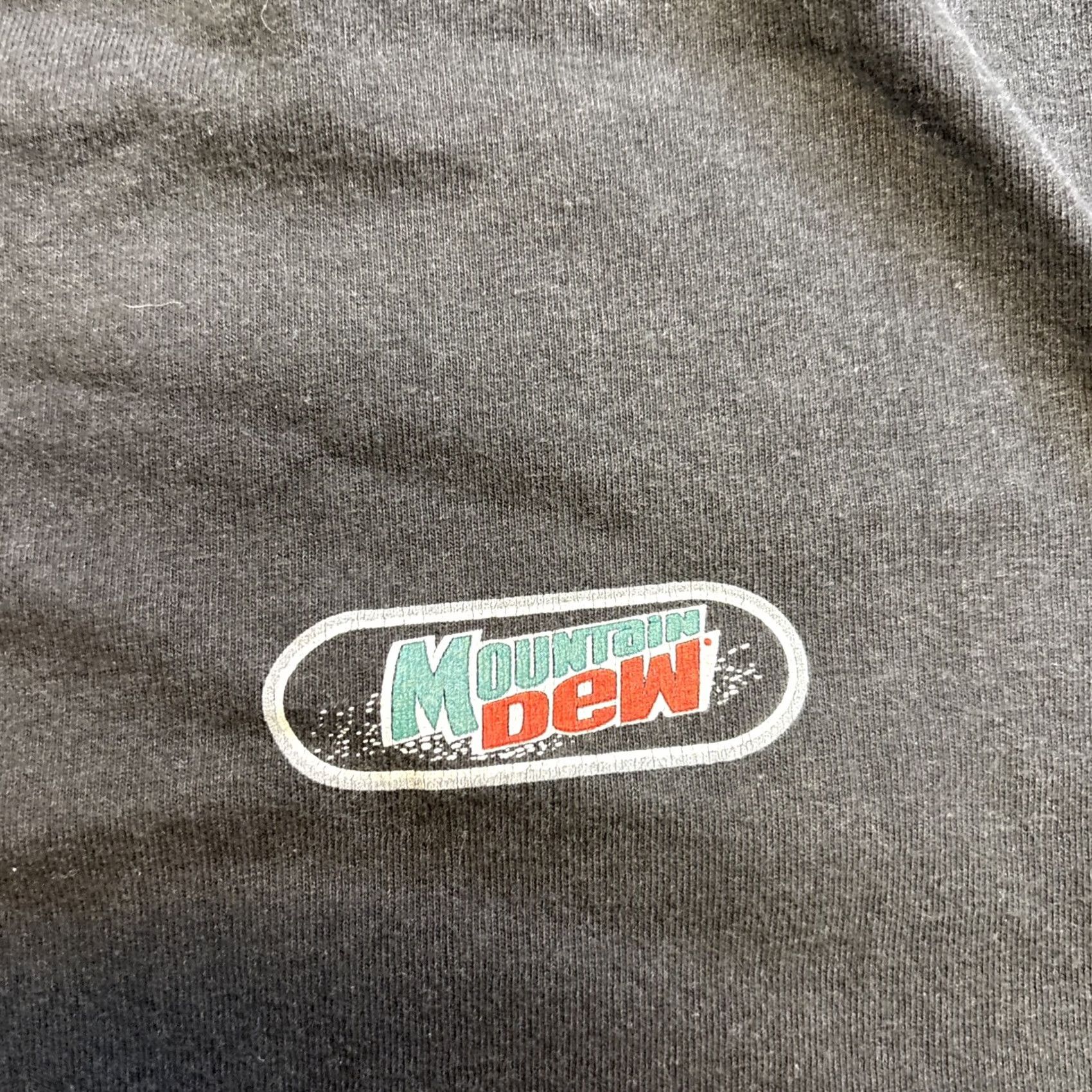 Vintage VINTAGE Mountain Dew Shirt T-Shirt 90s Do the Dew Short Sleeve Black XL Unisex Adults Mens Womens Size US XL / EU 56 / 4 - 2 Thumbnail