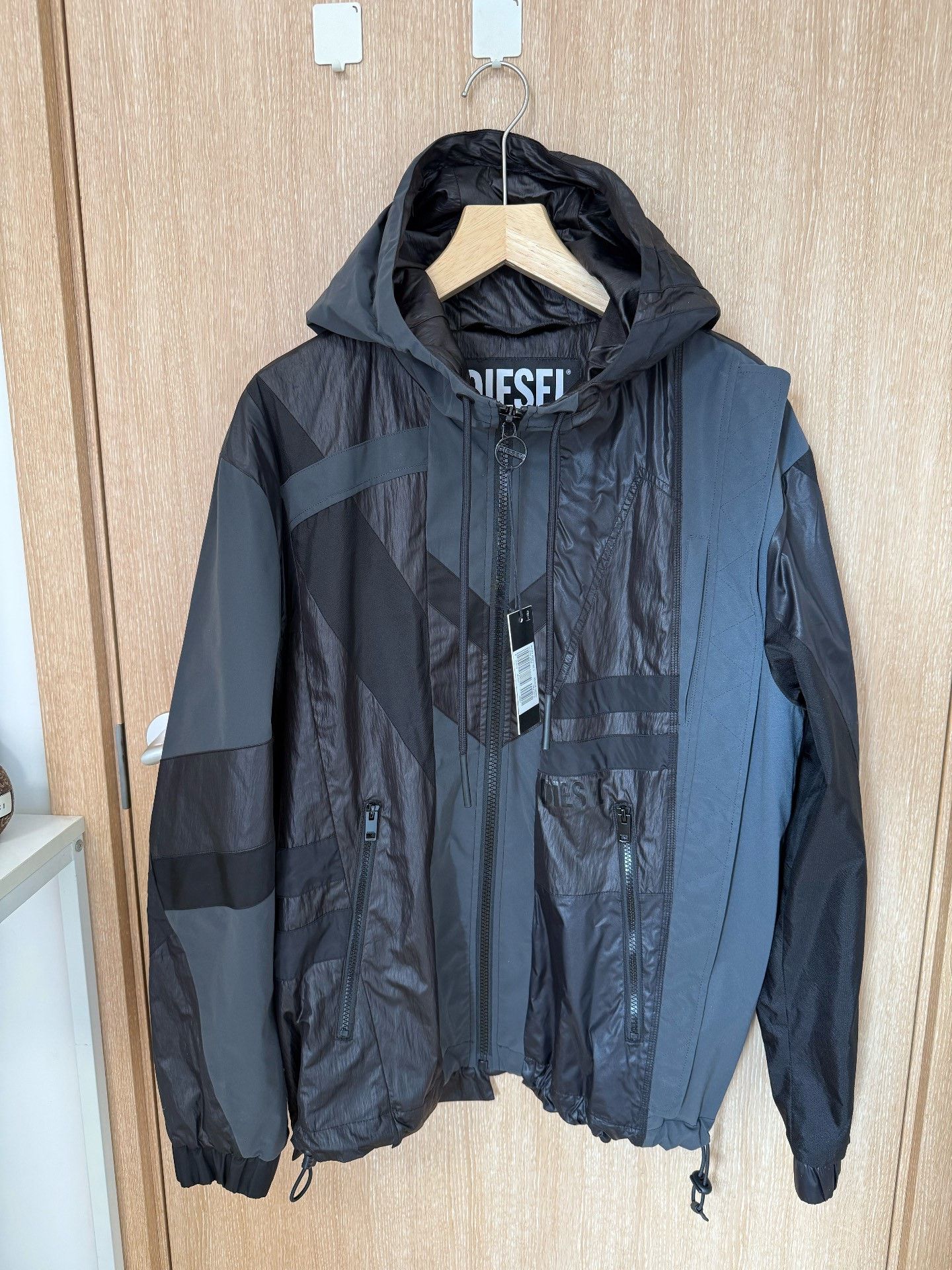 Diesel Diesel Spliced Hooded Jacket Size US M / EU 48-50 / 2 - 1 Thumbnail