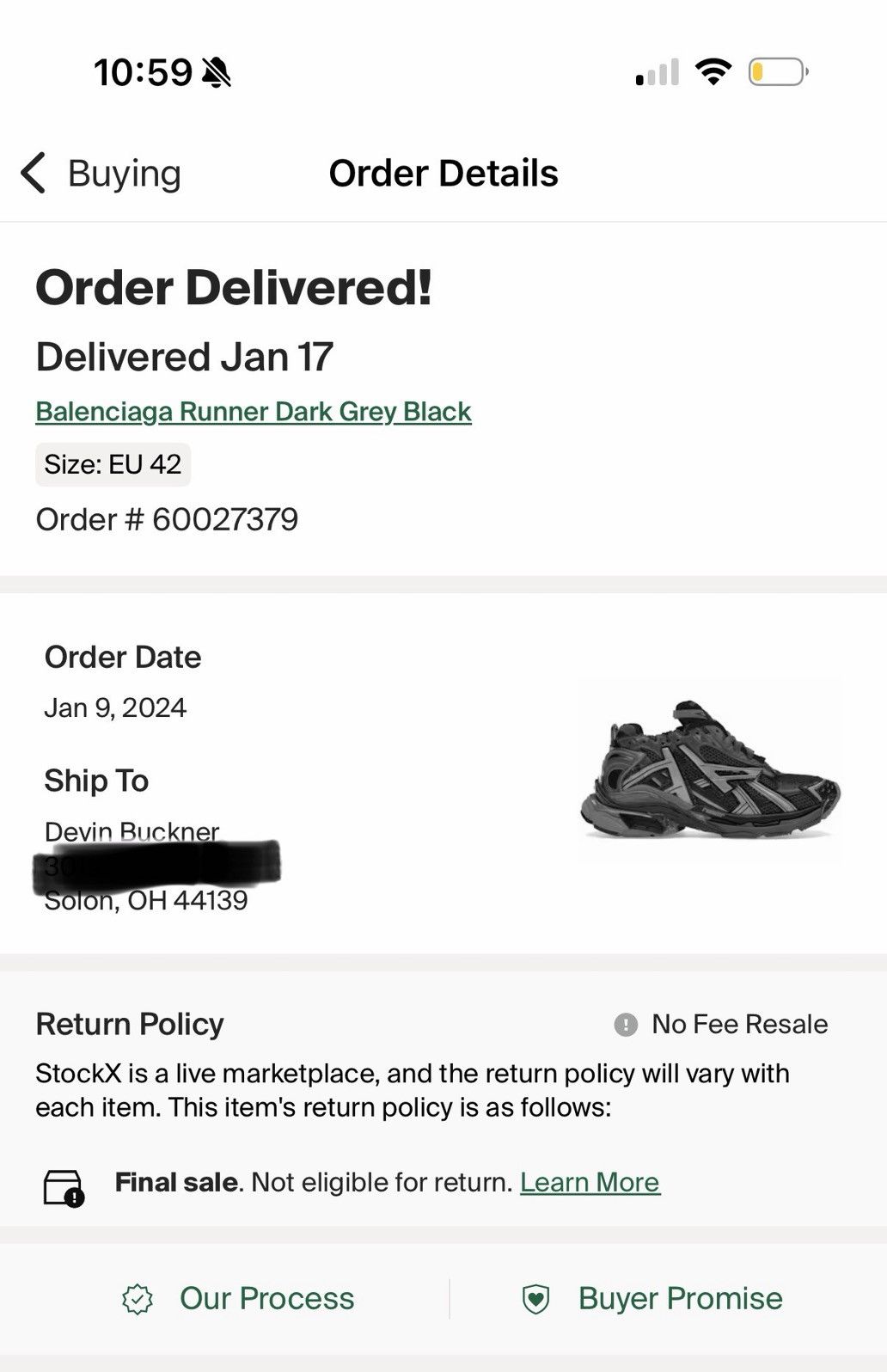 Balenciaga Balenciaga Runner - Grey/Black Size US 9 / EU 42 - 11 Thumbnail