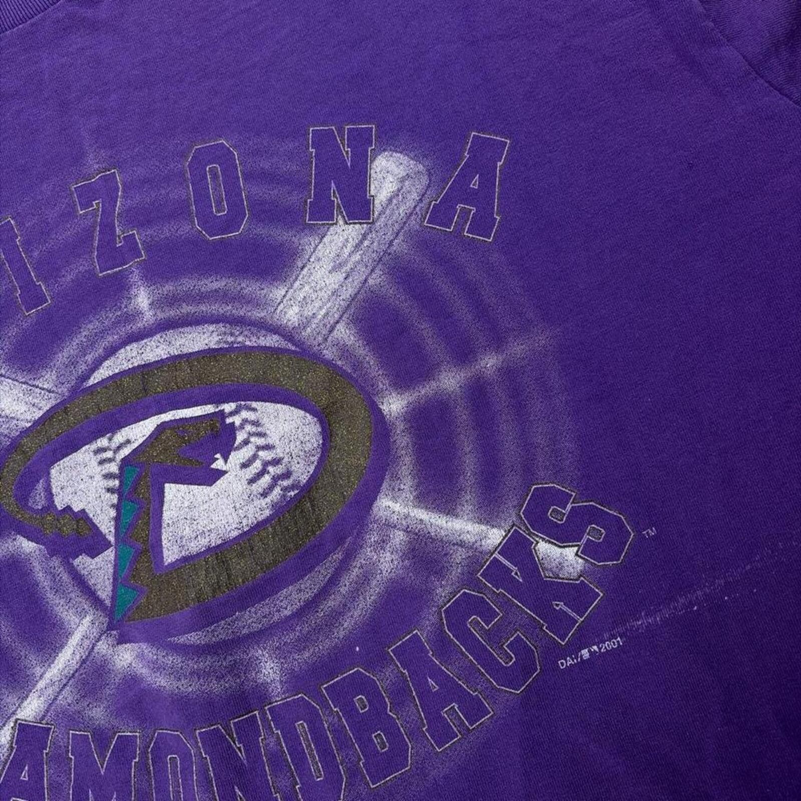 MLB Vintage Dynasty MLB Arizona Diamond Backs Distressed T-Shirt Size US XL / EU 56 / 4 - 5 Thumbnail