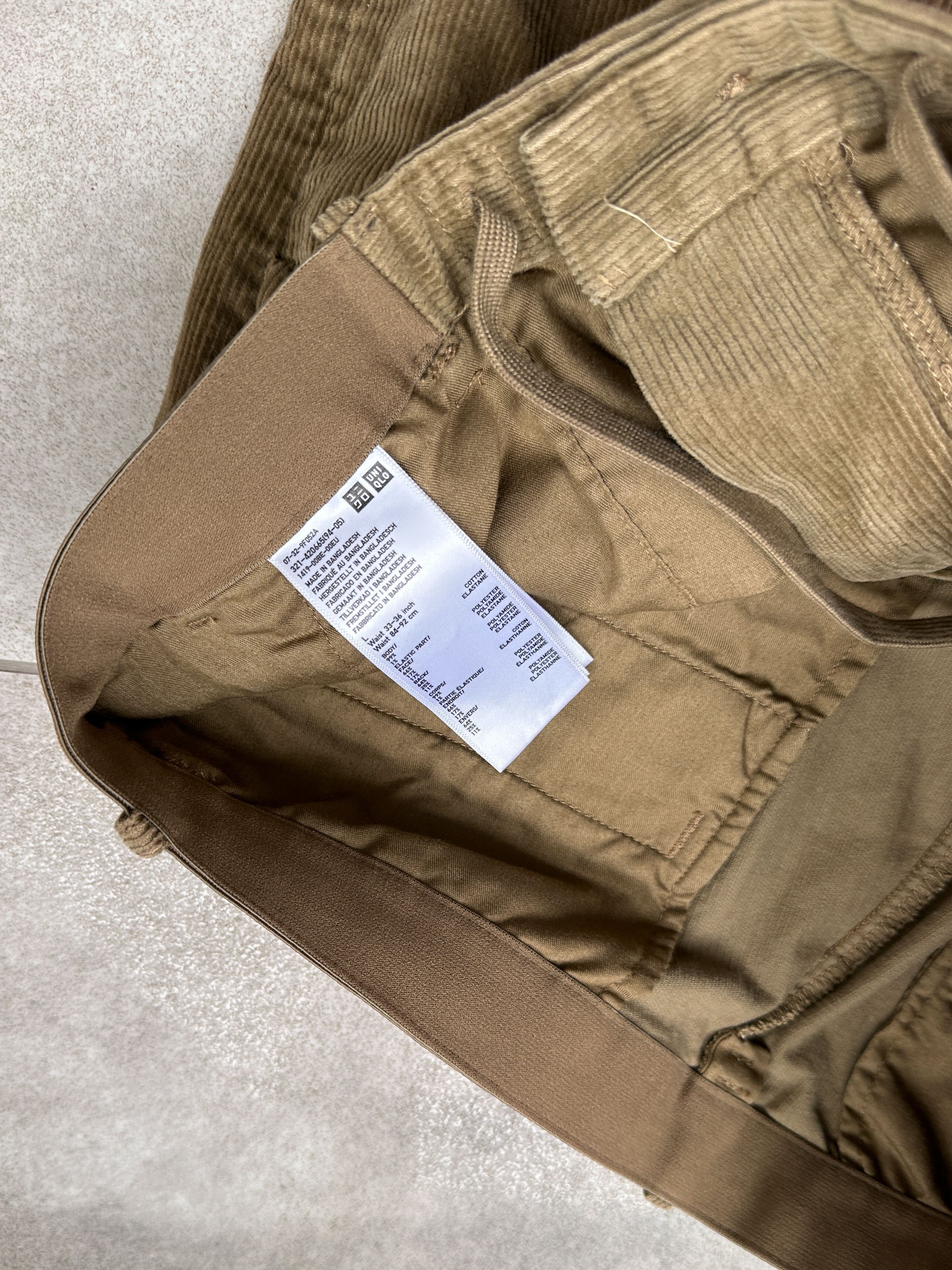 Uniqlo Uniqlo Brown Corduroy Pants Trousers Size US 33 - 5 Thumbnail