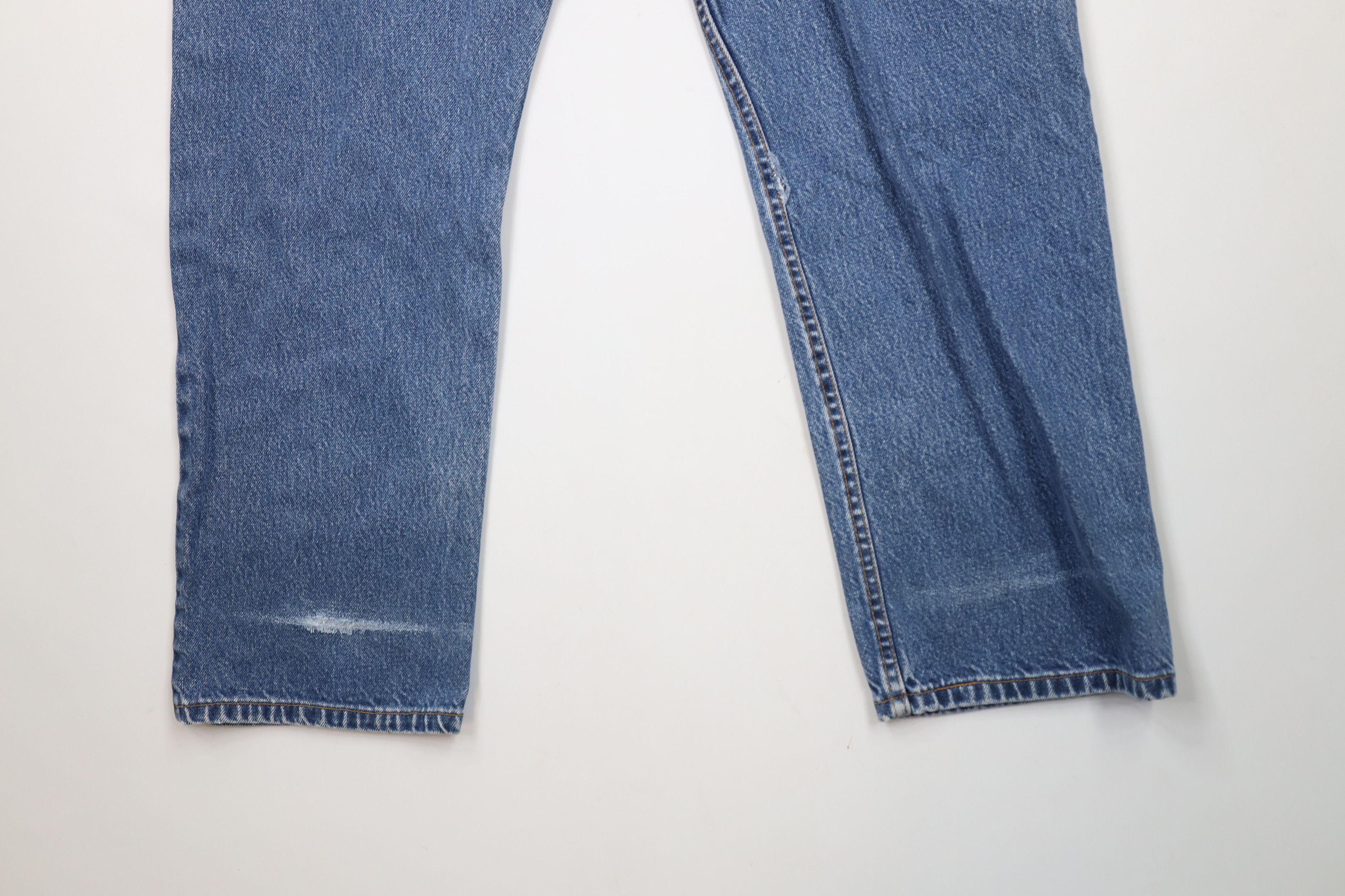 Levi's × Vintage Vintage Y2K 2001 Levis 505 Straight Leg Denim Jeans USA Size US 38 / EU 54 - 15 Thumbnail