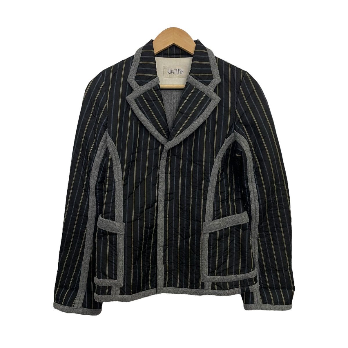 image of 20471120 Velcro Pinstripe Blazer, Men's (Size Small)