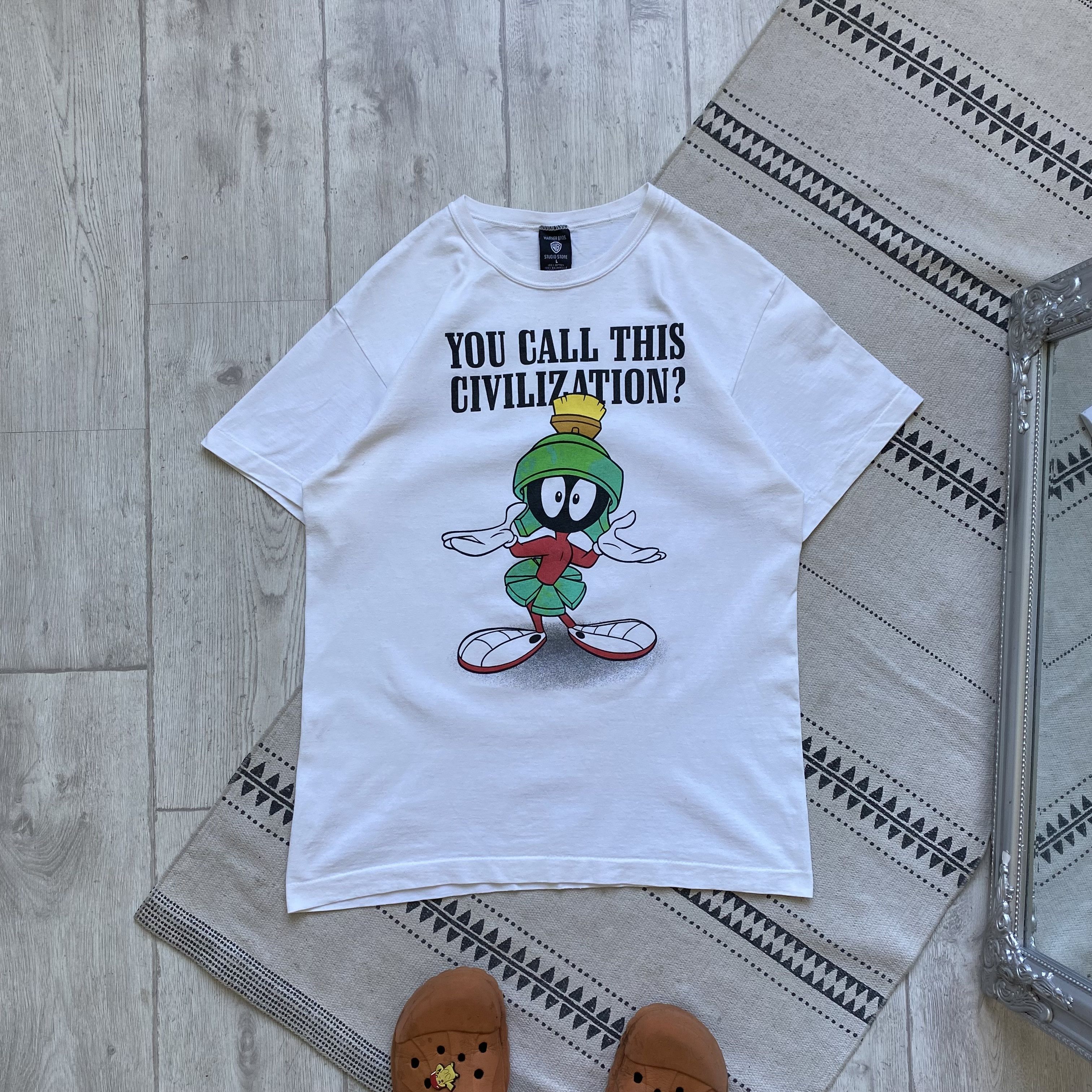 Cartoon Network Vintage 90s Marvin the Martian tee Warner Bros Size US M / EU 48-50 / 2 - 1 Thumbnail