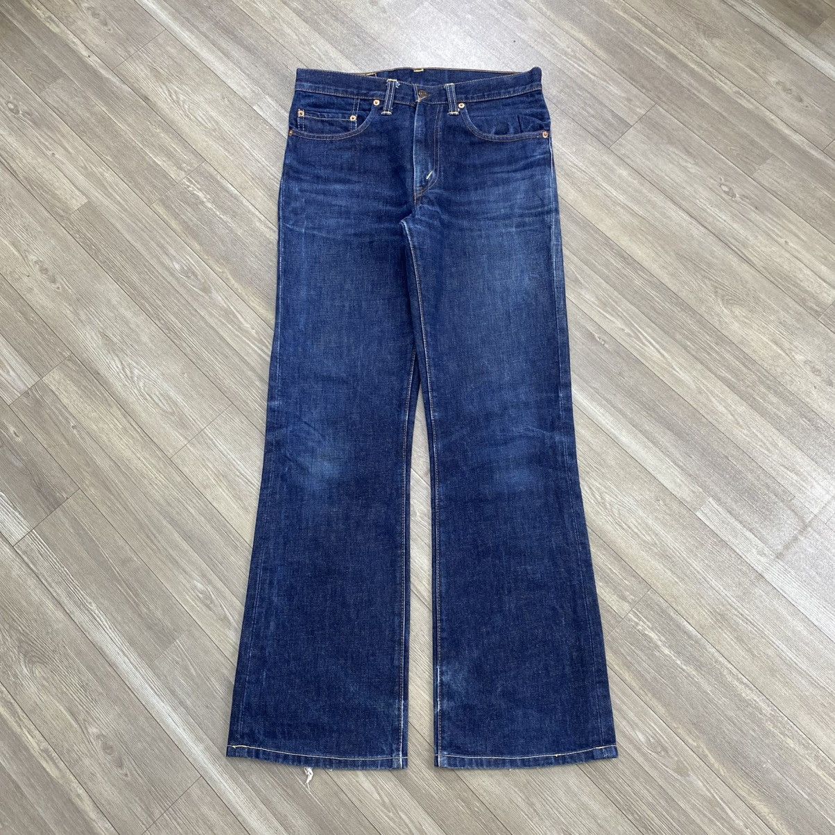 Levi's Vintage Clothing 1990s Vintage Levis 517 USA Bell Button Bootcut Flared Jeans Size US 31 - 1 Thumbnail