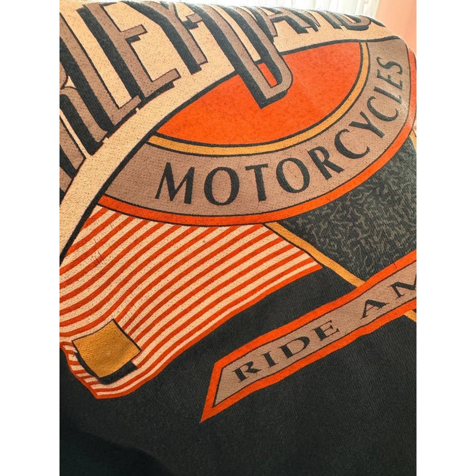 Harley Davidson Vintage 1991 Harley Davidson 3D Emblem Single Stitch Size US L / EU 52-54 / 3 - 5 Thumbnail