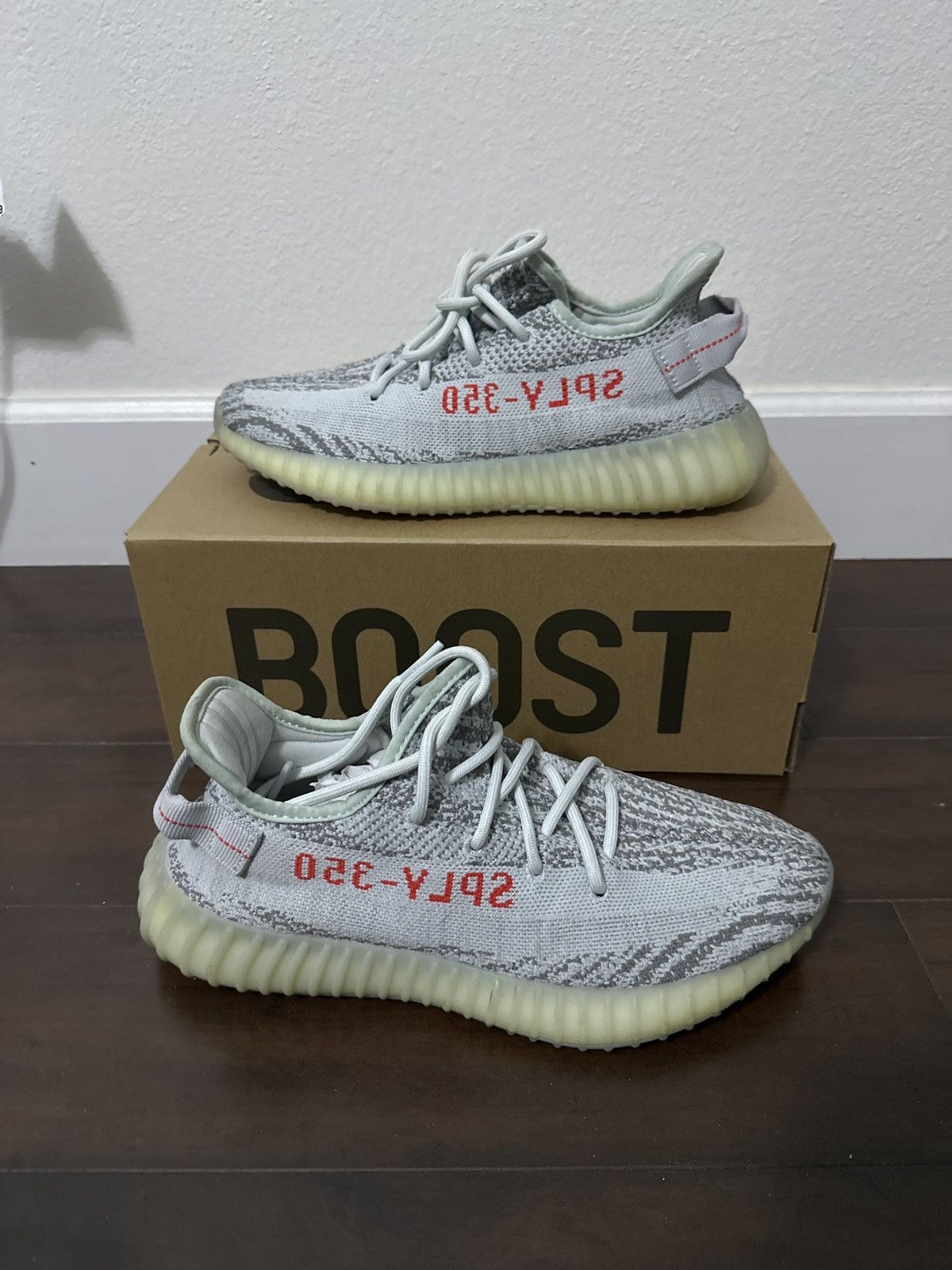 Adidas × Kanye West × Yeezy Yeezy Blue Tint size 9 Size US 9 / EU 42 - 1 Thumbnail