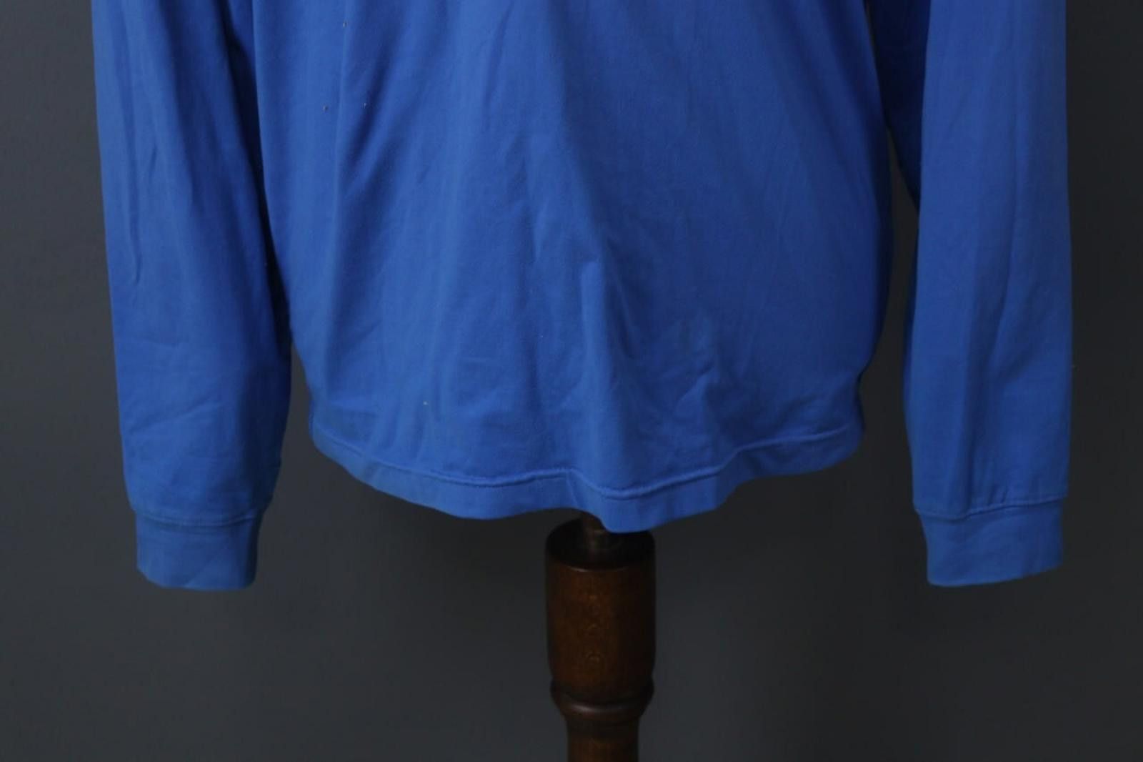 Fjallraven FJ Blue Striped Panel Nylon Quarter Zip Sweatshirt Size L Size US L / EU 52-54 / 3 - 3 Thumbnail