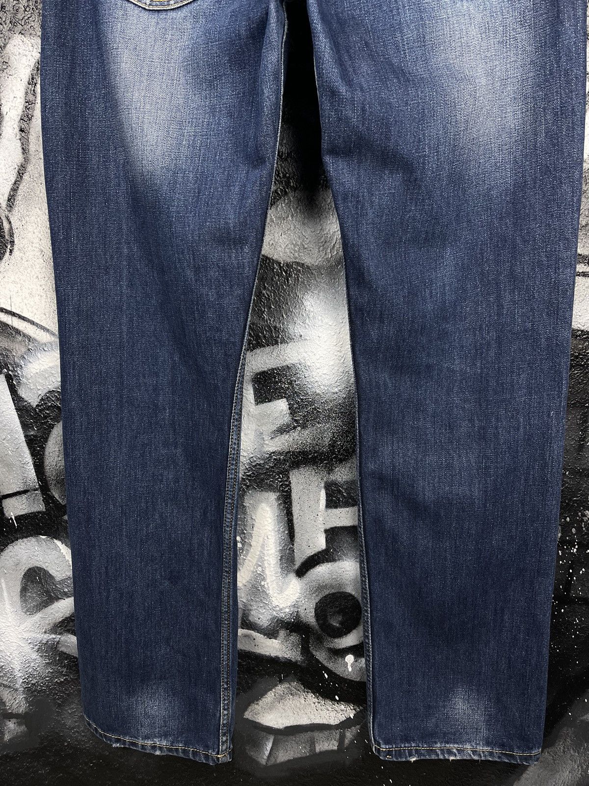 Diesel Diesel Y2K Faded Blue Denim Straight Jeans Size W33 L34 Size US 33 - 9 Thumbnail