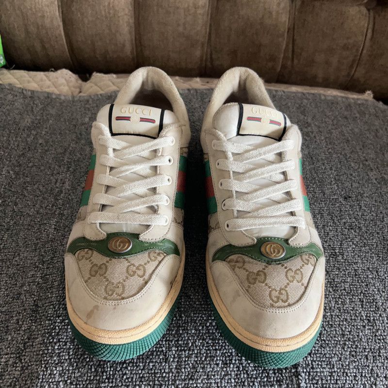 Gucci Gucci Screener Vintage Sneakers for Men - Size US 11 / EU 44 - 1 Thumbnail