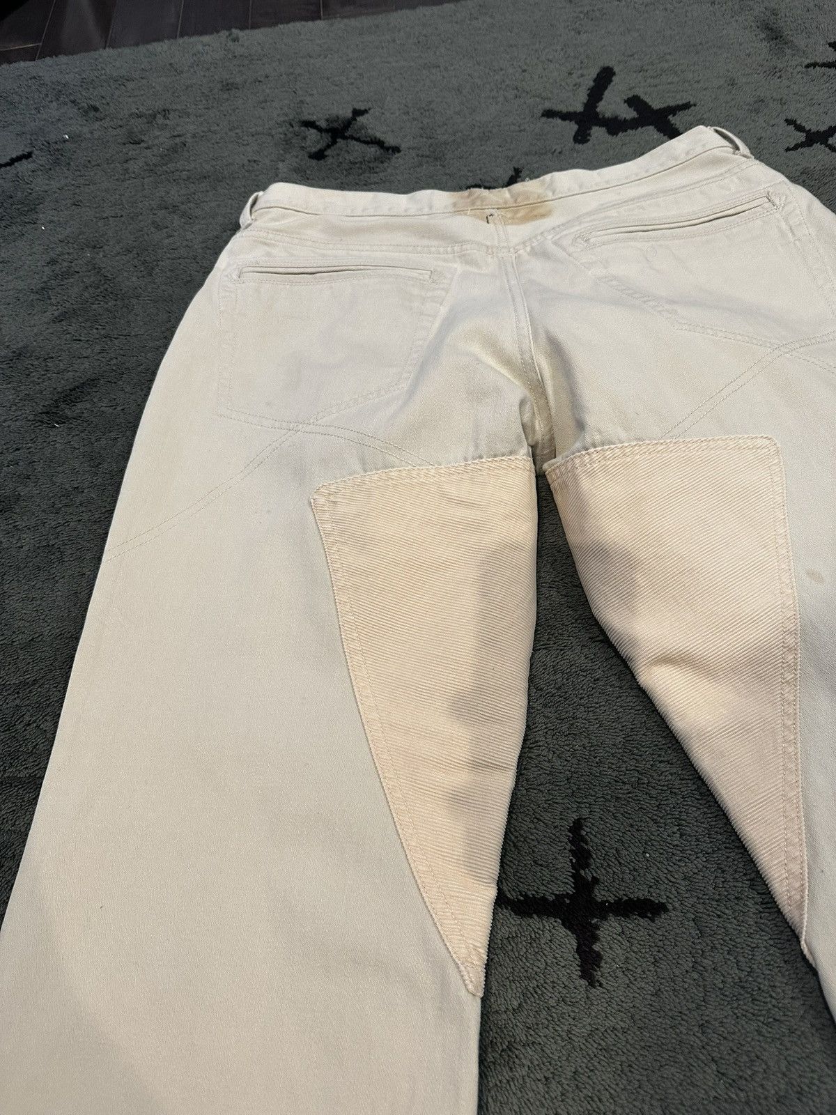 General Research × Mountain Research General Research White Corduroy “Frontier” Pants Size US 33 - 9 Thumbnail