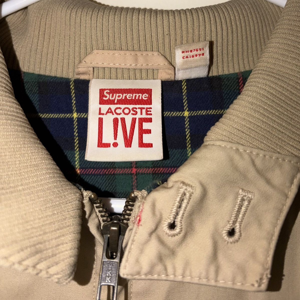 Lacoste × Supreme supreme x lacoste jacket Size US M / EU 48-50 / 2 - 3 Thumbnail