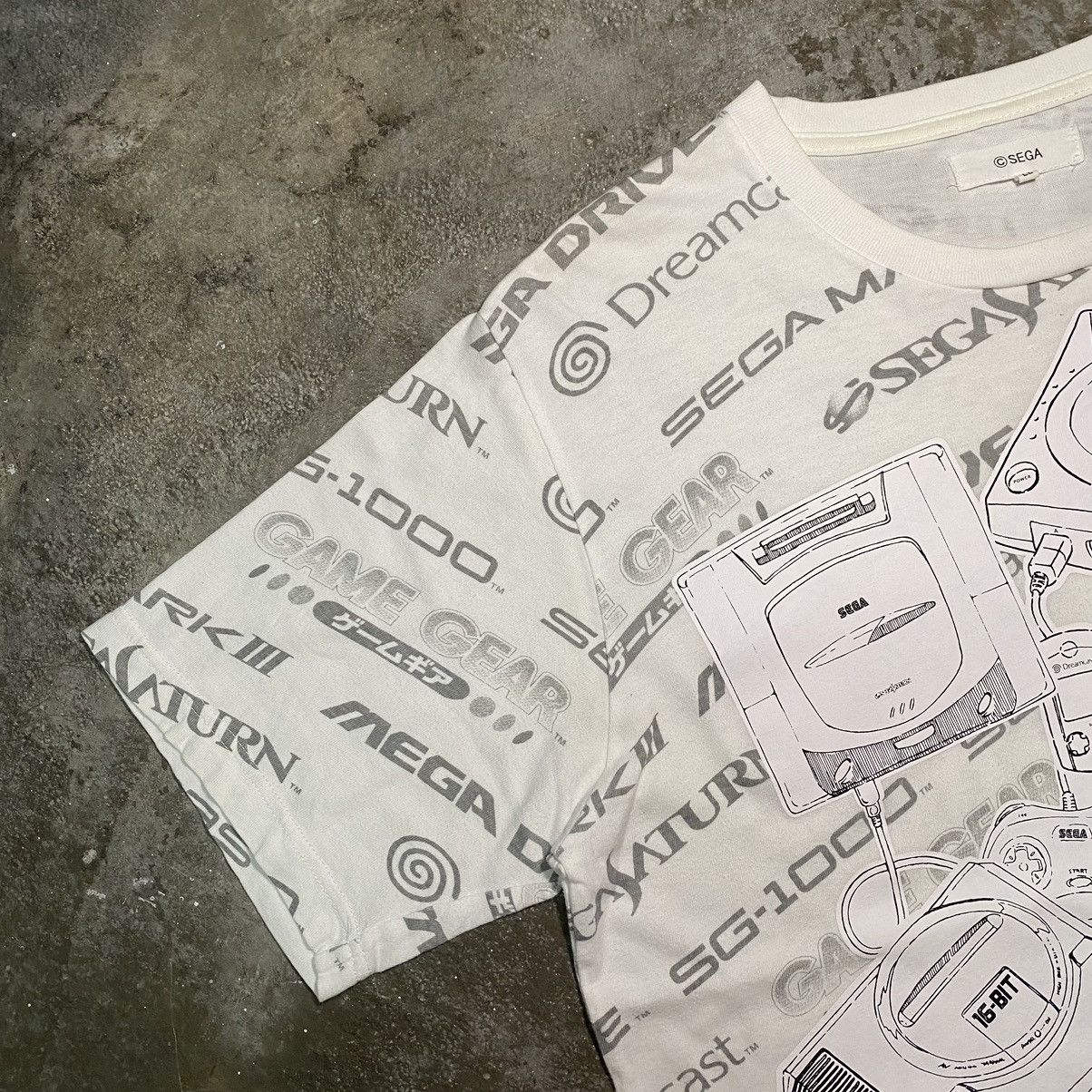 Playstation SEGA VIDEO GAME CONSOLE ALLOVERPRINT T SHIRT Size US L / EU 52-54 / 3 - 5 Thumbnail