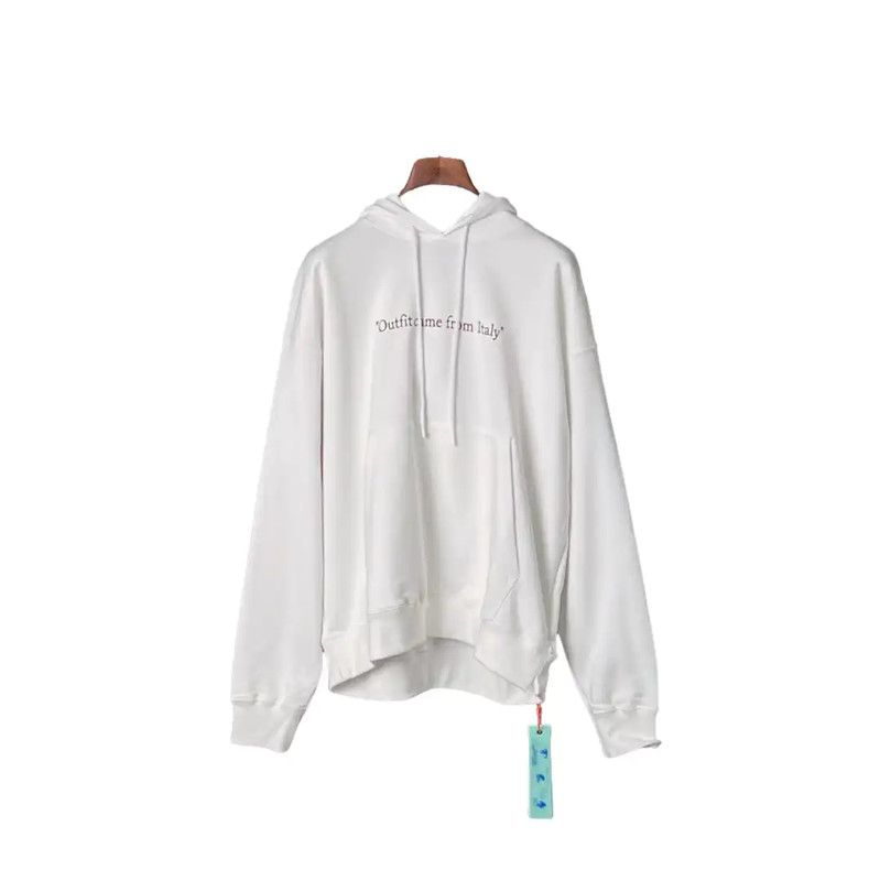 Off-White Off-White White Cotton Men's Hoodie 0089 Size US L / EU 52-54 / 3 - 1 Thumbnail