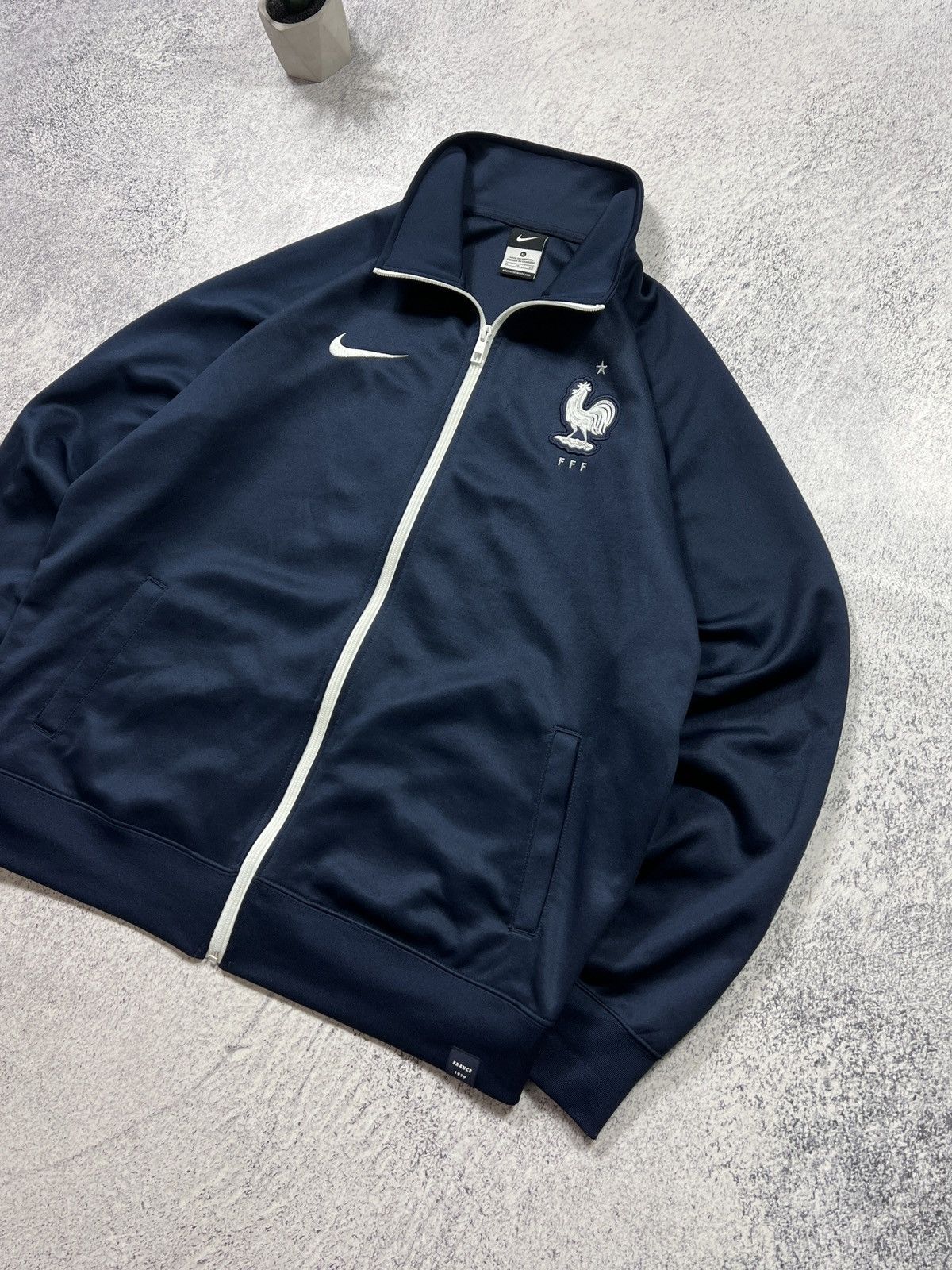 Nike Nike France Y2K Blockcore Track Top Jacket Size US XL / EU 56 / 4 - 4 Thumbnail