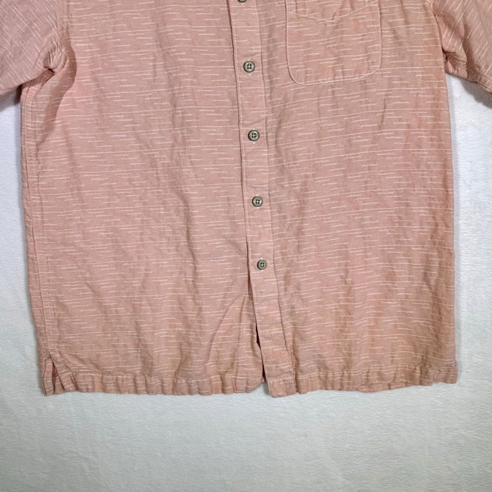Vintage Caribbean Brand Shirt Mens Large Linen Short Sleeve Button Up Casual Pocket Size US L / EU 52-54 / 3 - 3 Thumbnail