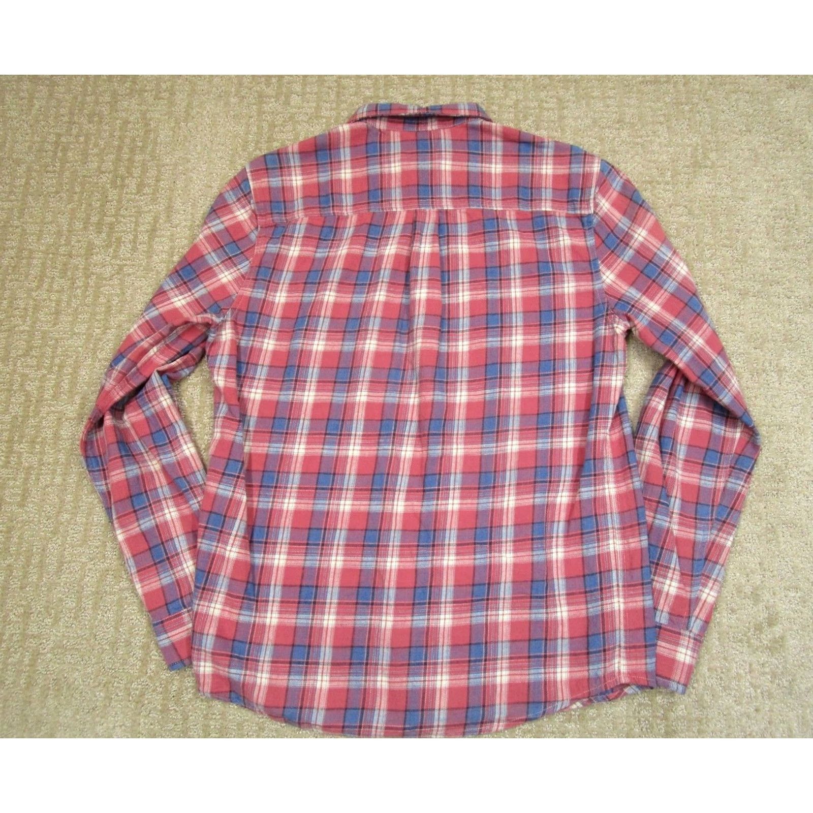 Marine Layer Marine Layer Shirt Men M Pink Plaid Long Sleeve Button-Up Cotton Size US M / EU 48-50 / 2 - 3 Thumbnail