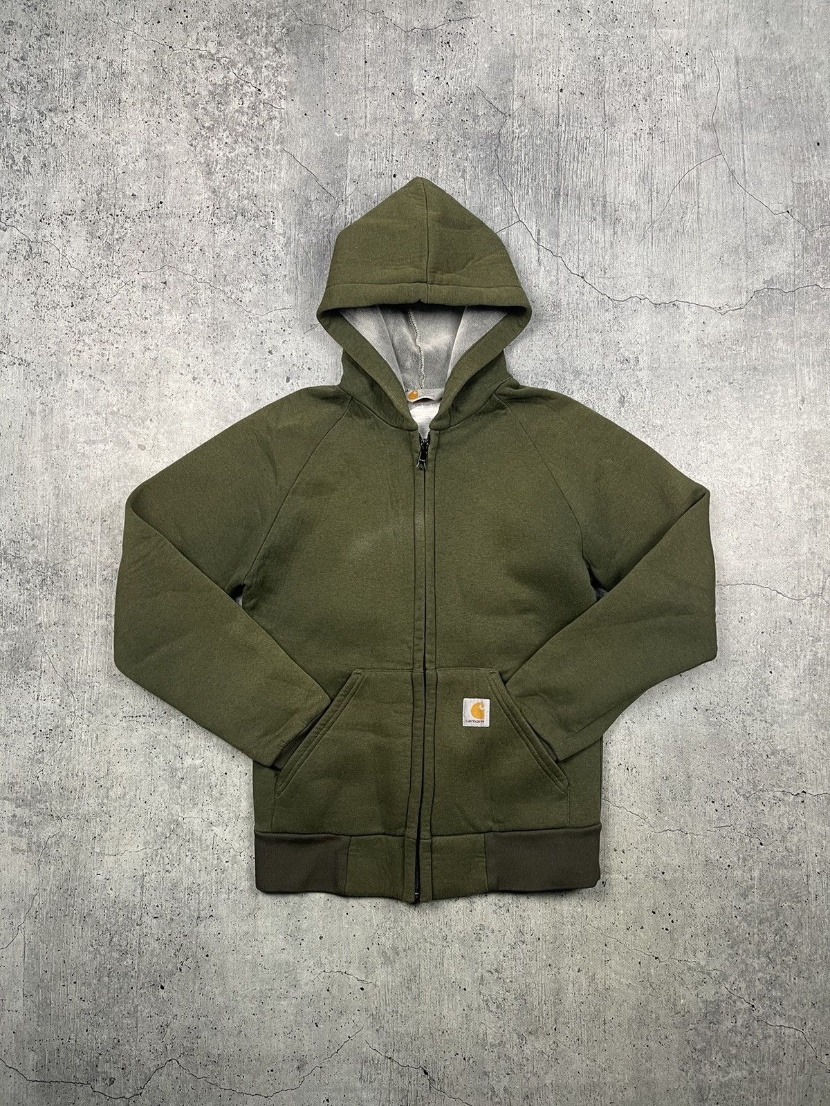 Carhartt × Vintage Crazy Vintage Carhartt Hoodie Zip Up Faded Distressed Size US S / EU 44-46 / 1 - 2 Thumbnail