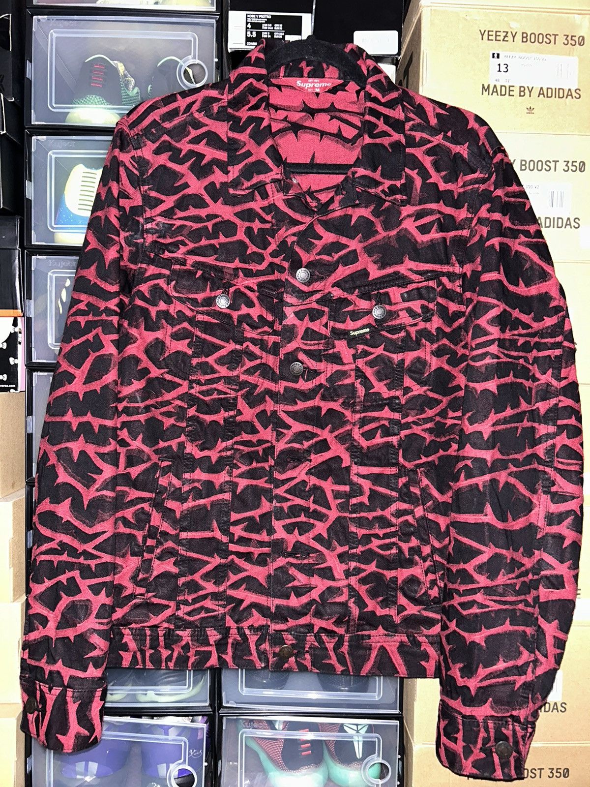 Supreme BUNDLE Supreme Thorn Trucker Jacket & MATCHING HAT FW18 NEW Size US M / EU 48-50 / 2 - 3 Thumbnail