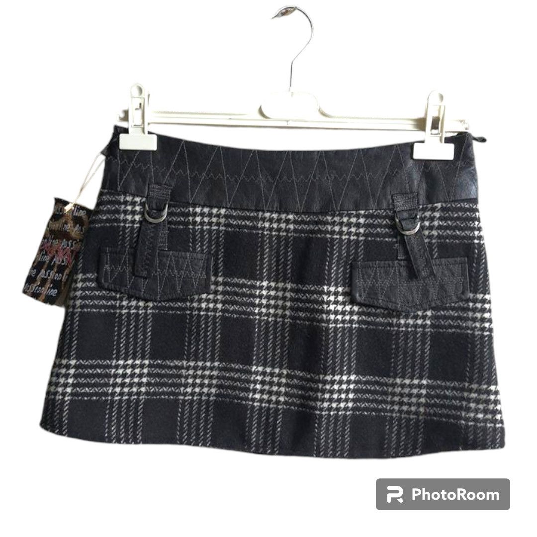 Japanese Brand Plaid warm short skirt sz S or M Size 27" / US 4 / IT 40 - 3 Thumbnail