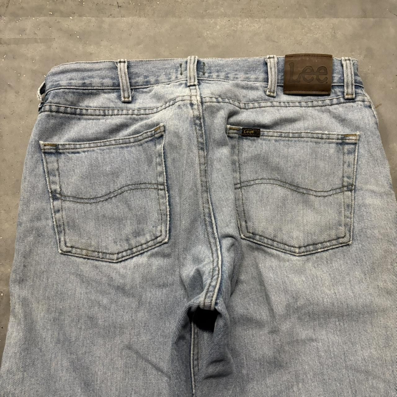 Japanese Brand × Vintage Crazy Vintage Y2K/2000s Light Wash Distressed Streetwear Denim Jeans! Size US 34 / EU 50 - 7 Thumbnail