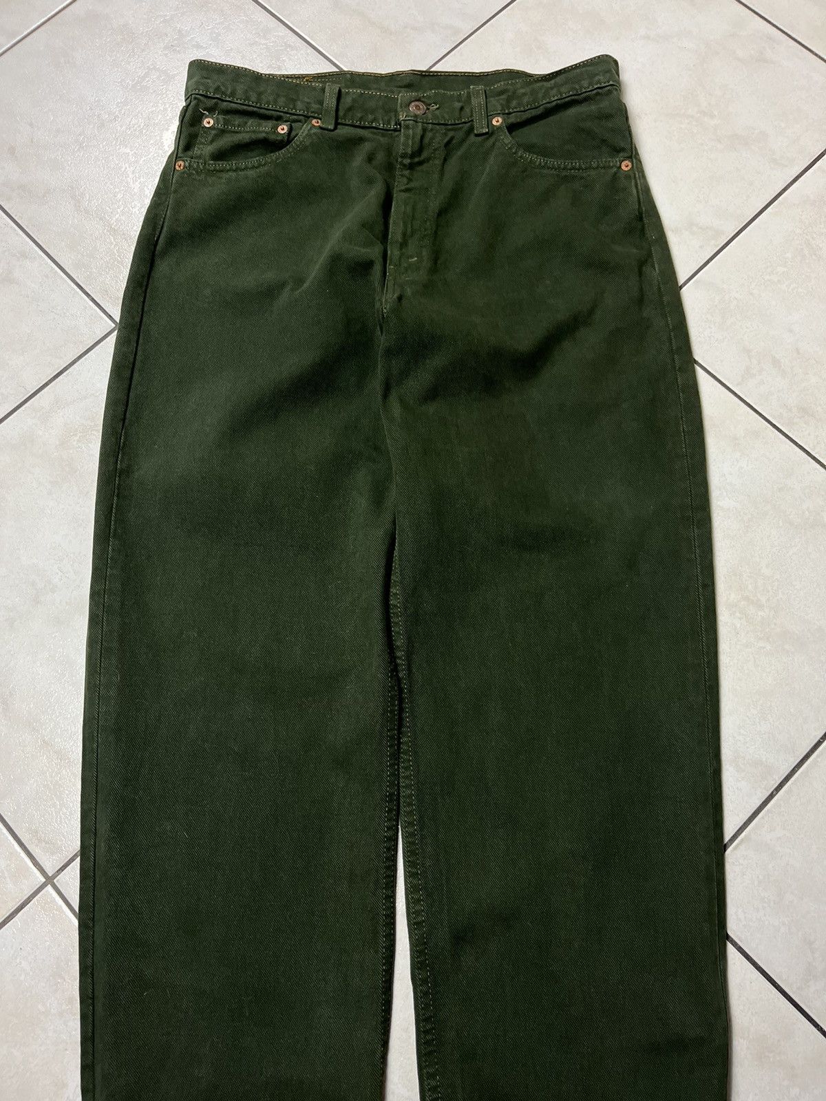 Levi's × Vintage Vintage Levi’s 555 relaxed fit baggy denim jeans y2k pants Size US 36 / EU 52 - 4 Thumbnail
