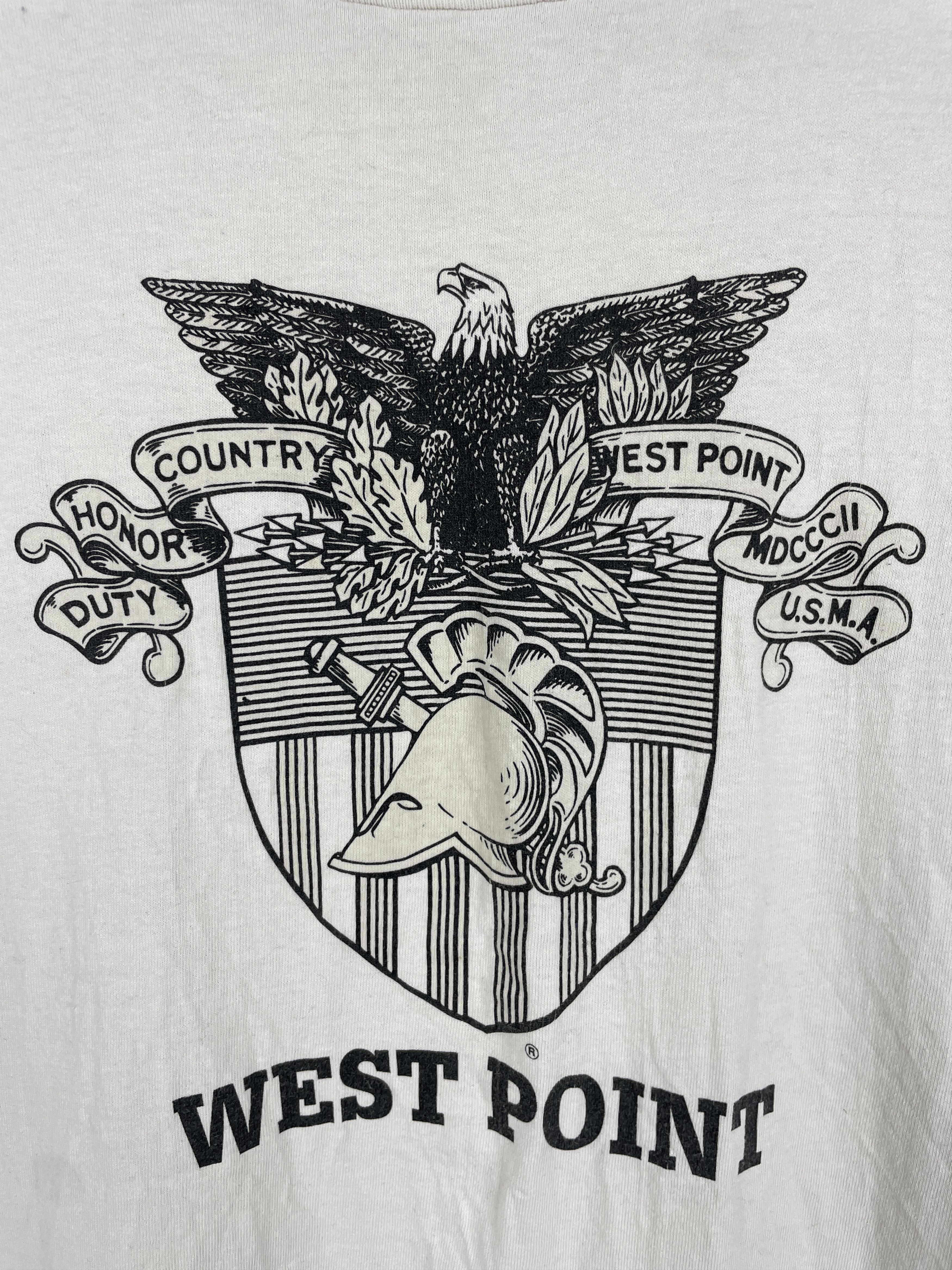 Vintage Rare 90’s ANDAZIA International Made in Usa West Point T-Shirt Tee Merch Size US XL / EU 56 / 4 - 5 Thumbnail