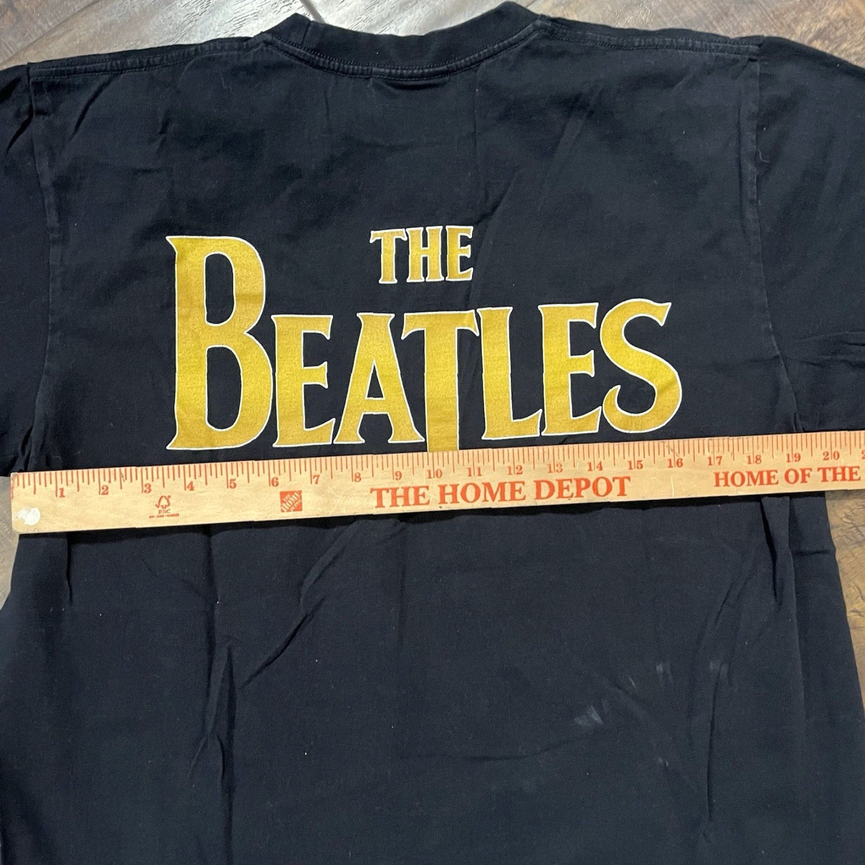 Doublet VINTAGE The Roxx The Beatles T-Shirt Mens L Double-Sided 90s Rock Music Band Tee Black Size US L / EU 52-54 / 3 - 6 Thumbnail