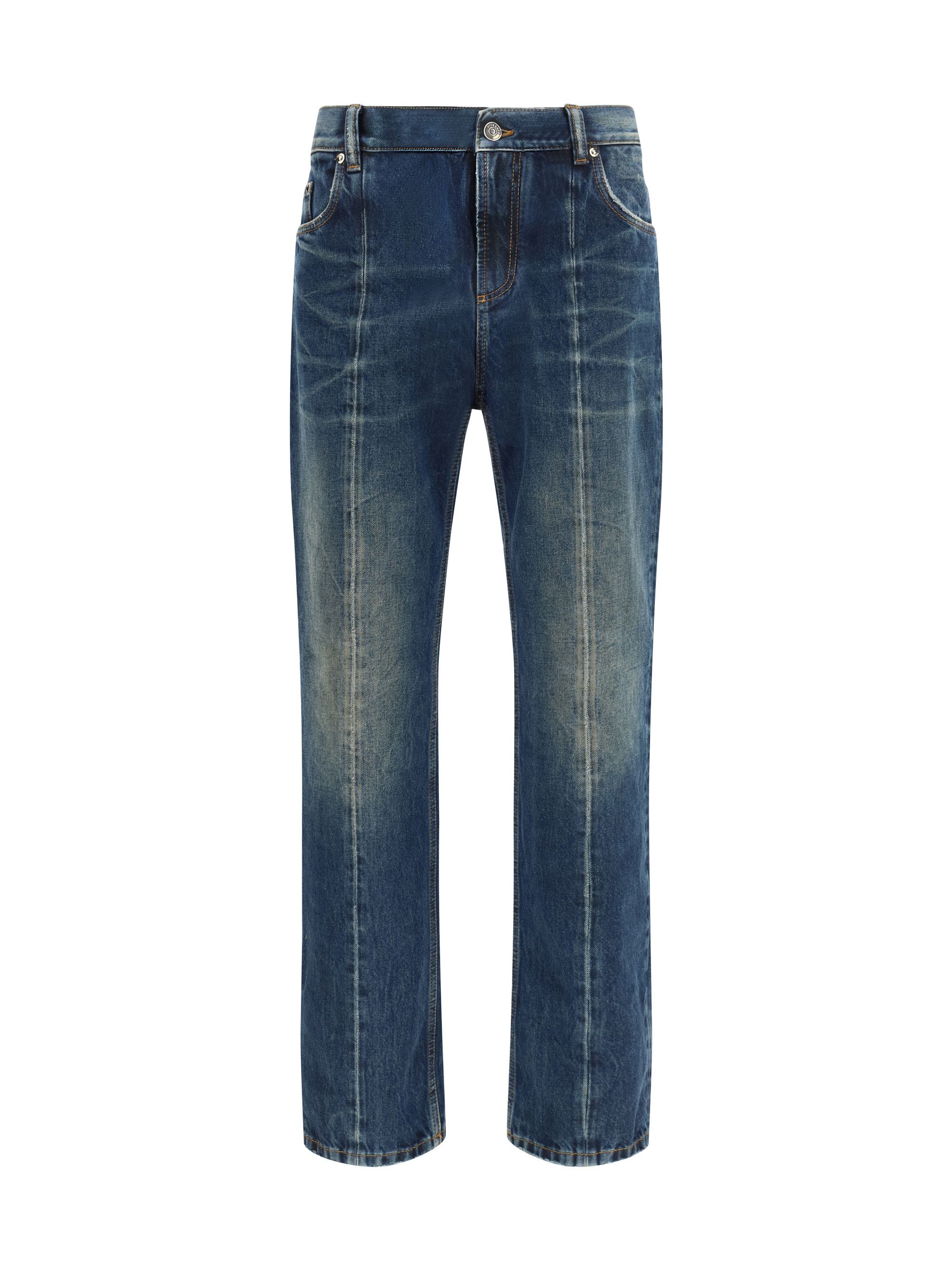 Versace Distressed straight-leg Jeans Size US 32 / EU 48 - 1 Thumbnail