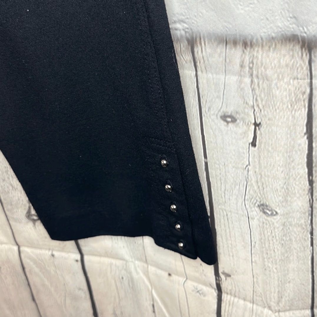 White House Black Market White House Black Marjet Women’s Dress Pants Black Stretchy Back Pockets 12 Size 34" / US 12 / IT 48 - 4 Thumbnail