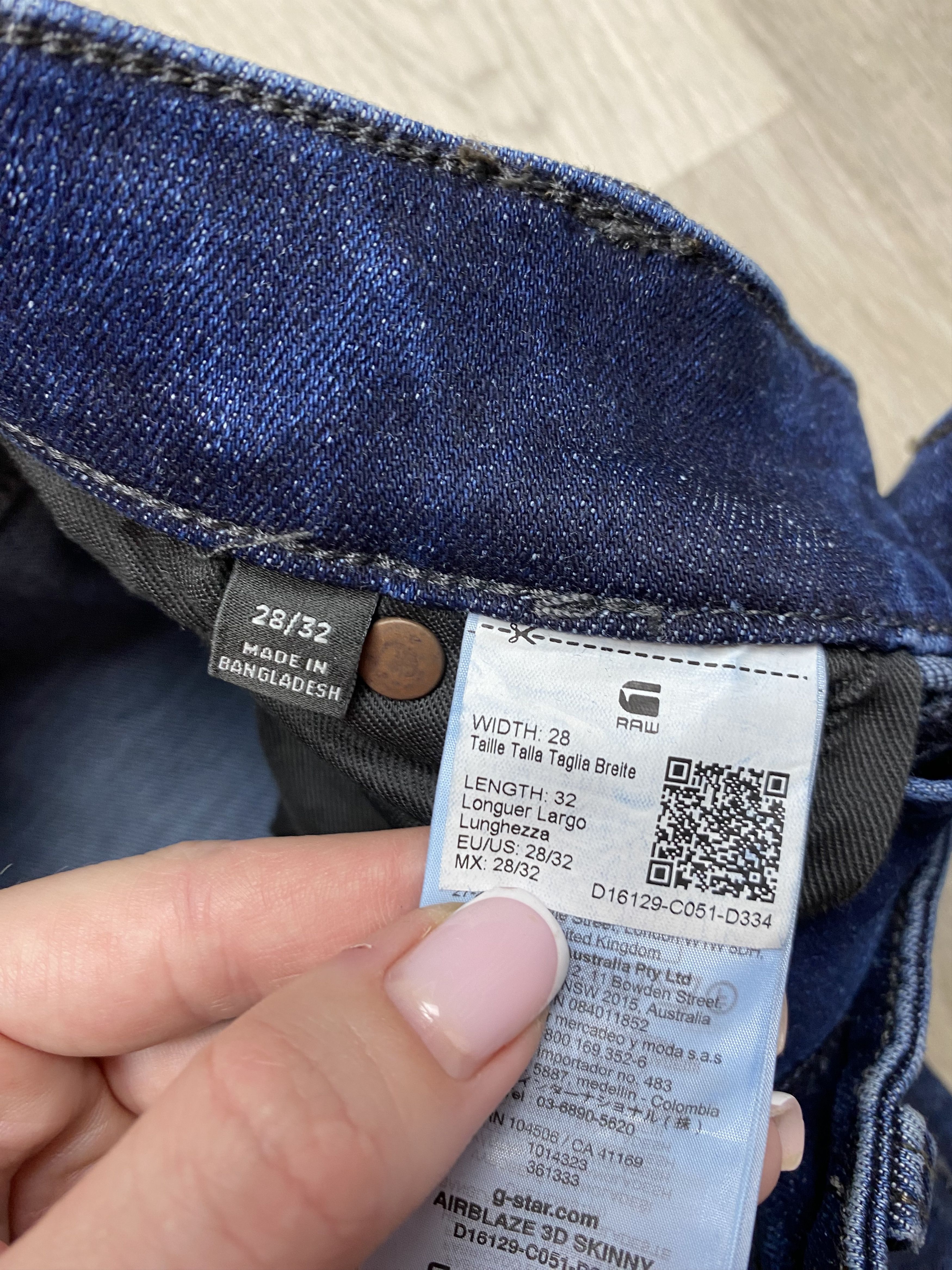 G-Star G Star Raw Airblaze Denim Double Knee Pants 3D Skinny Jeans Size US 28 / EU 44 - 6 Thumbnail