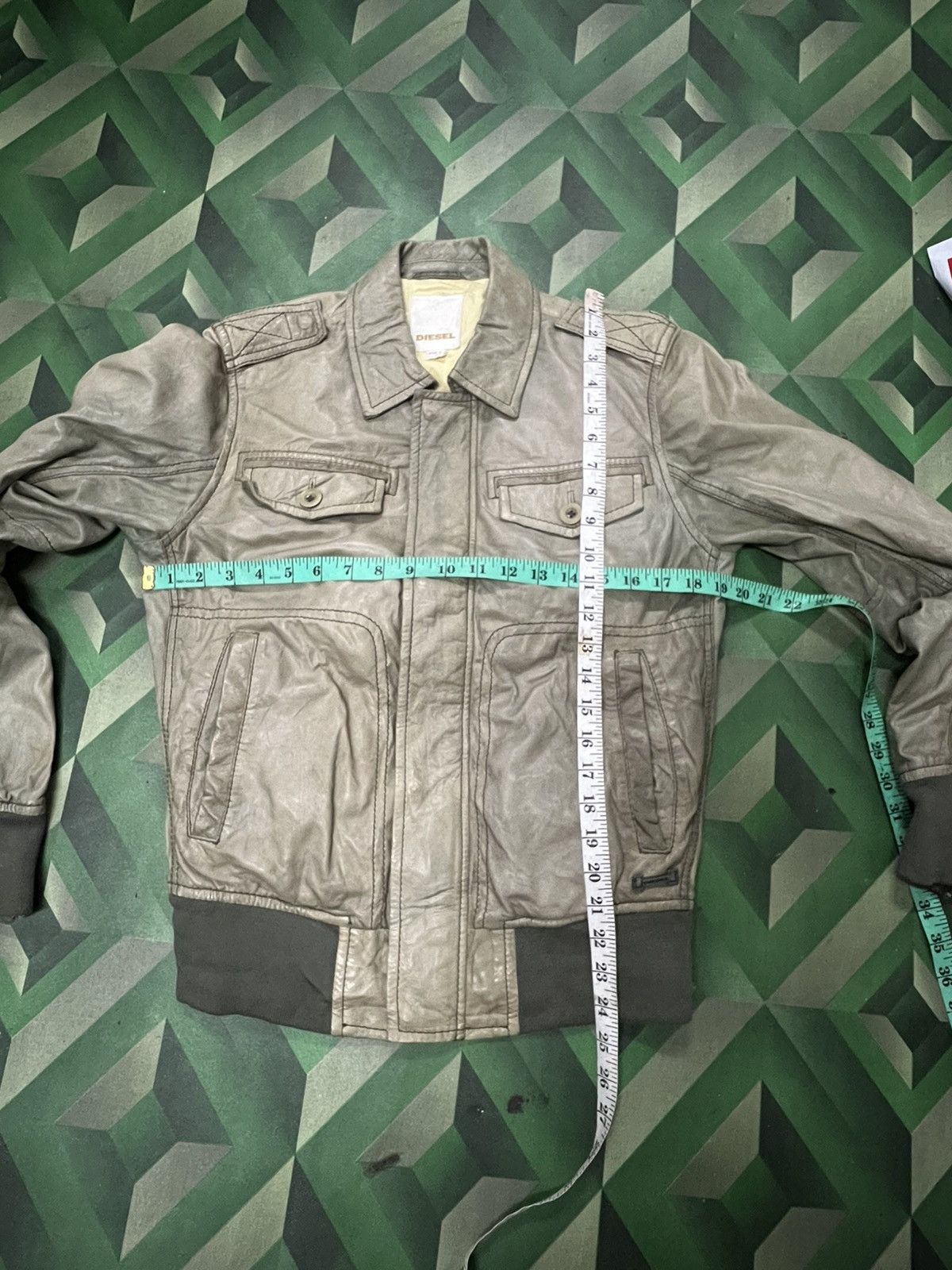 Diesel Vintage Diesil Leather Jacket Size US S / EU 44-46 / 1 - 12 Thumbnail