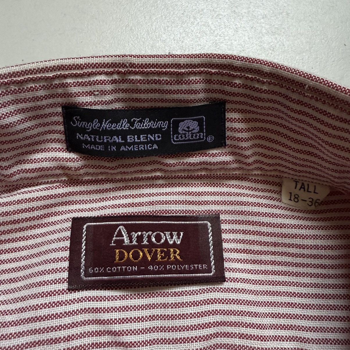 Arrow × Vintage Vintage Arrow Dover Striped Shirt Size US L / EU 52-54 / 3 - 5 Thumbnail
