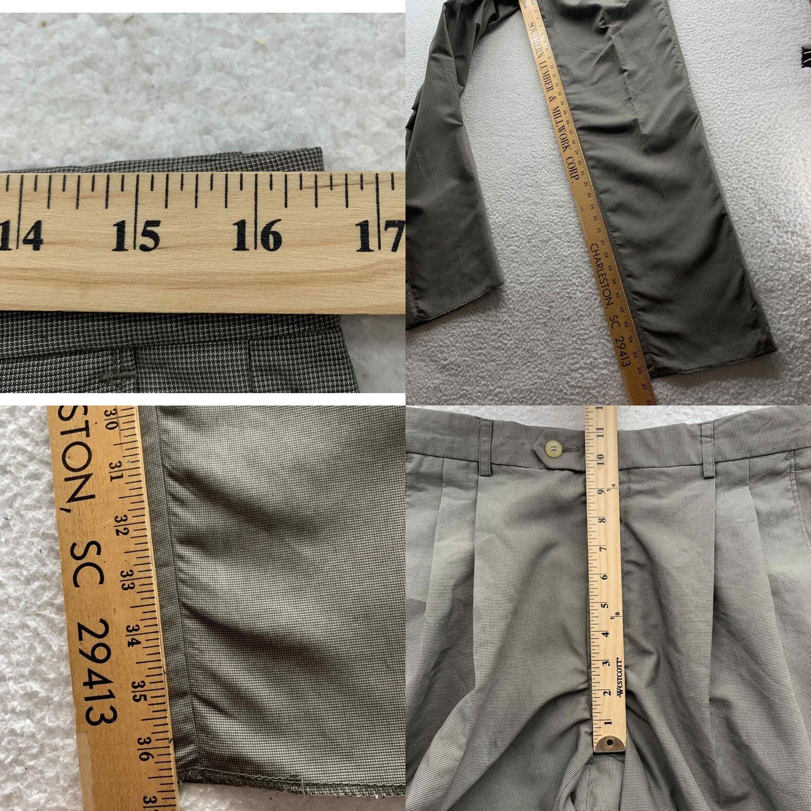 Lacoste Lacoste Dress Pants Mens 33 36.5 Trousers Slacks Preppy Dad Green Size US 33 - 8 Thumbnail