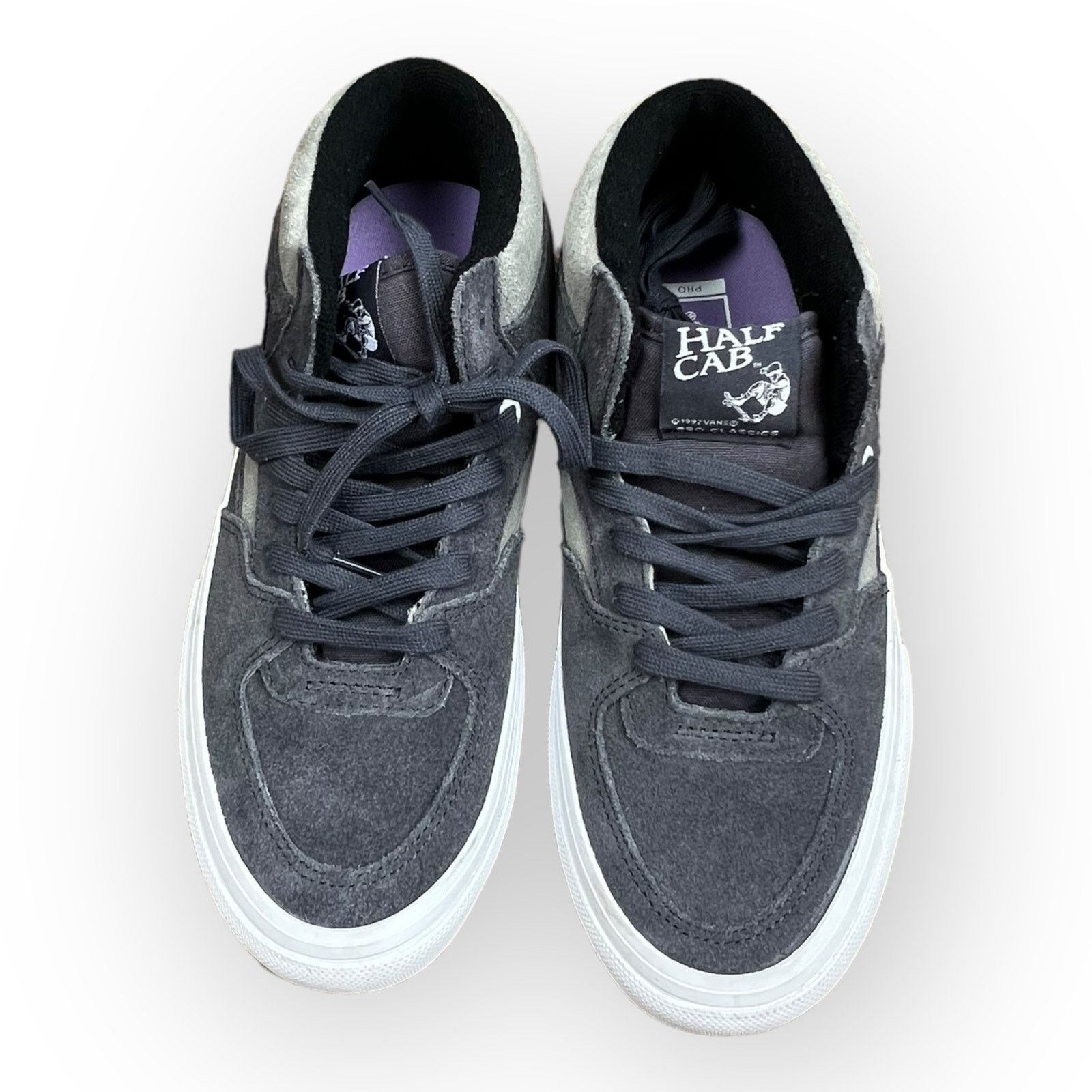 Vans VANS Half Cab Pro Sneakers - Periscope Grey and White Suede Size US 6.5 / EU 39-40 - 11 Thumbnail
