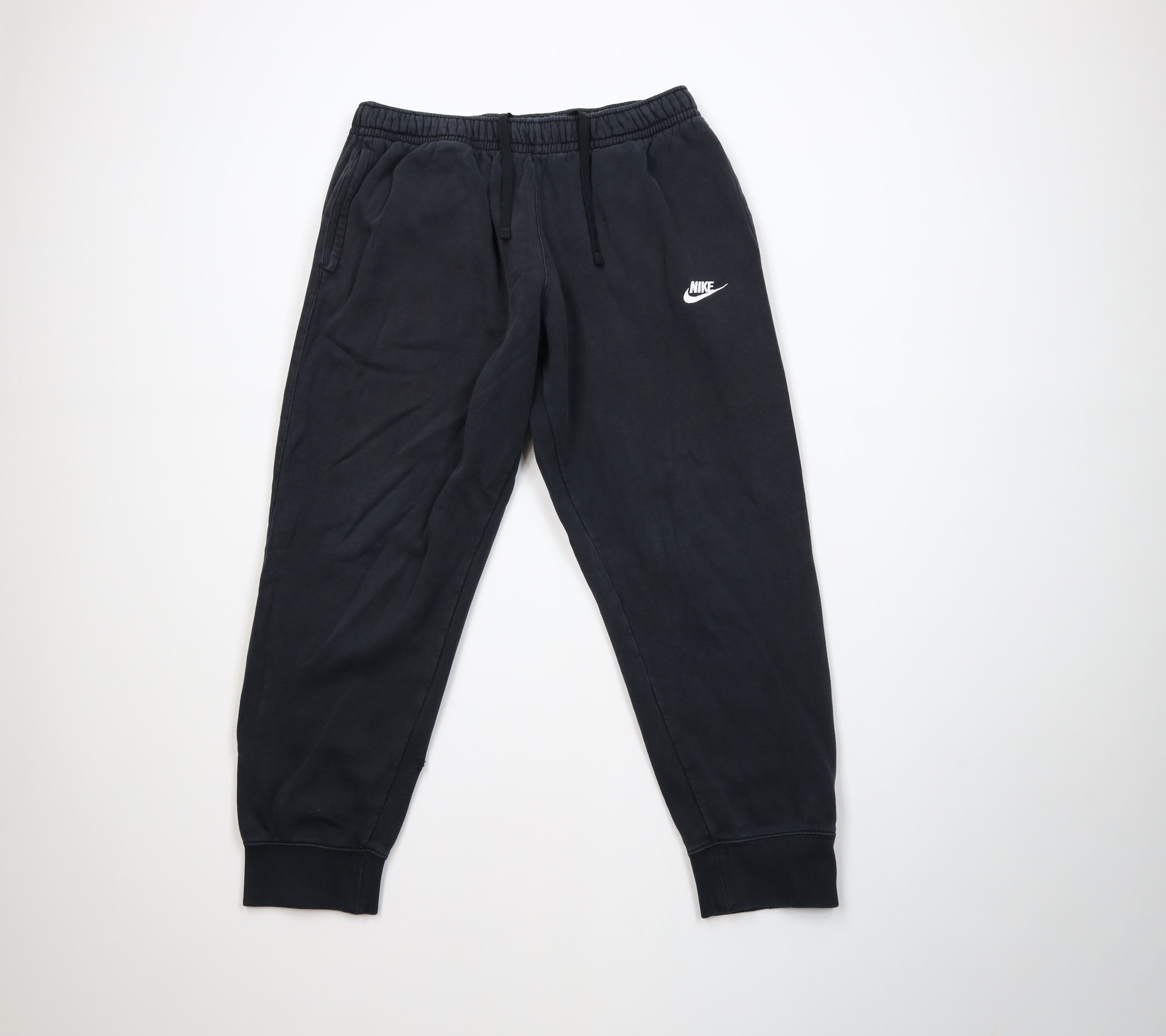 Nike Vintage Y2K Nike Scott Mini Swoosh Cuffed Sweatpants Joggers Size US 36 / EU 52 - 1 Thumbnail