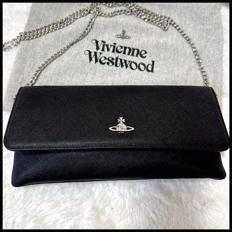 Vivienne Westwood Vivienne Westwood size os Saturn leather black long strip u Size ONE SIZE - 1 Thumbnail
