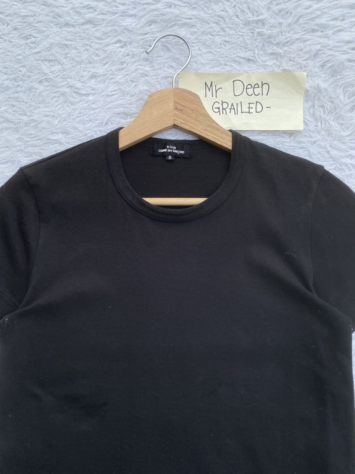 Comme des Garcons Rare AD2016 tricot Comme Des Garcons Plain Tshirt Size S / US 4 / IT 40 - 5 Thumbnail