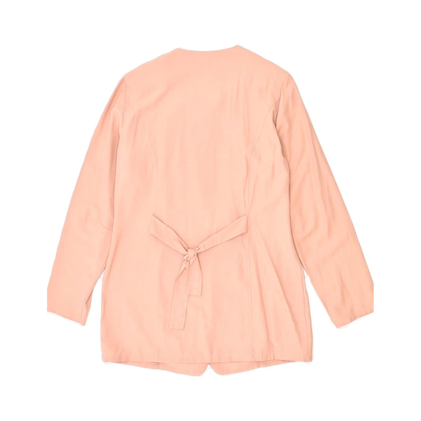 Vintage VINTAGE Womens Blazer Jacket UK 14 Large Pink Viscose 5 Button QR06 Size XL / US 12-14 / IT 48-50 - 2 Thumbnail