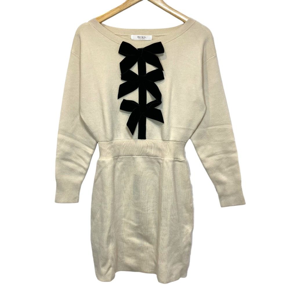 Other Other Herlipto Simone Knit Mini Dress Textile Dresses DUTY FREE for USA Size ONE SIZE - 1 Thumbnail