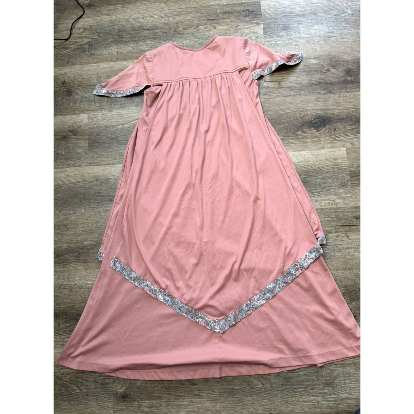 Vintage VINTAGE Young Edwardian Maxi Dress Bohemian 70s Arpeja Pink Size 5 Womens GUC Size S / US 4 / IT 40 - 3 Thumbnail