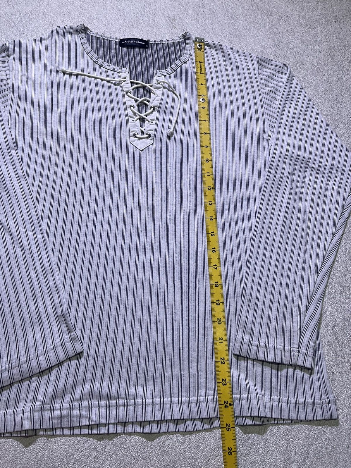 Japanese Brand Y2K NOTA BENE long sleeve tshirt Size US M / EU 48-50 / 2 - 7 Thumbnail