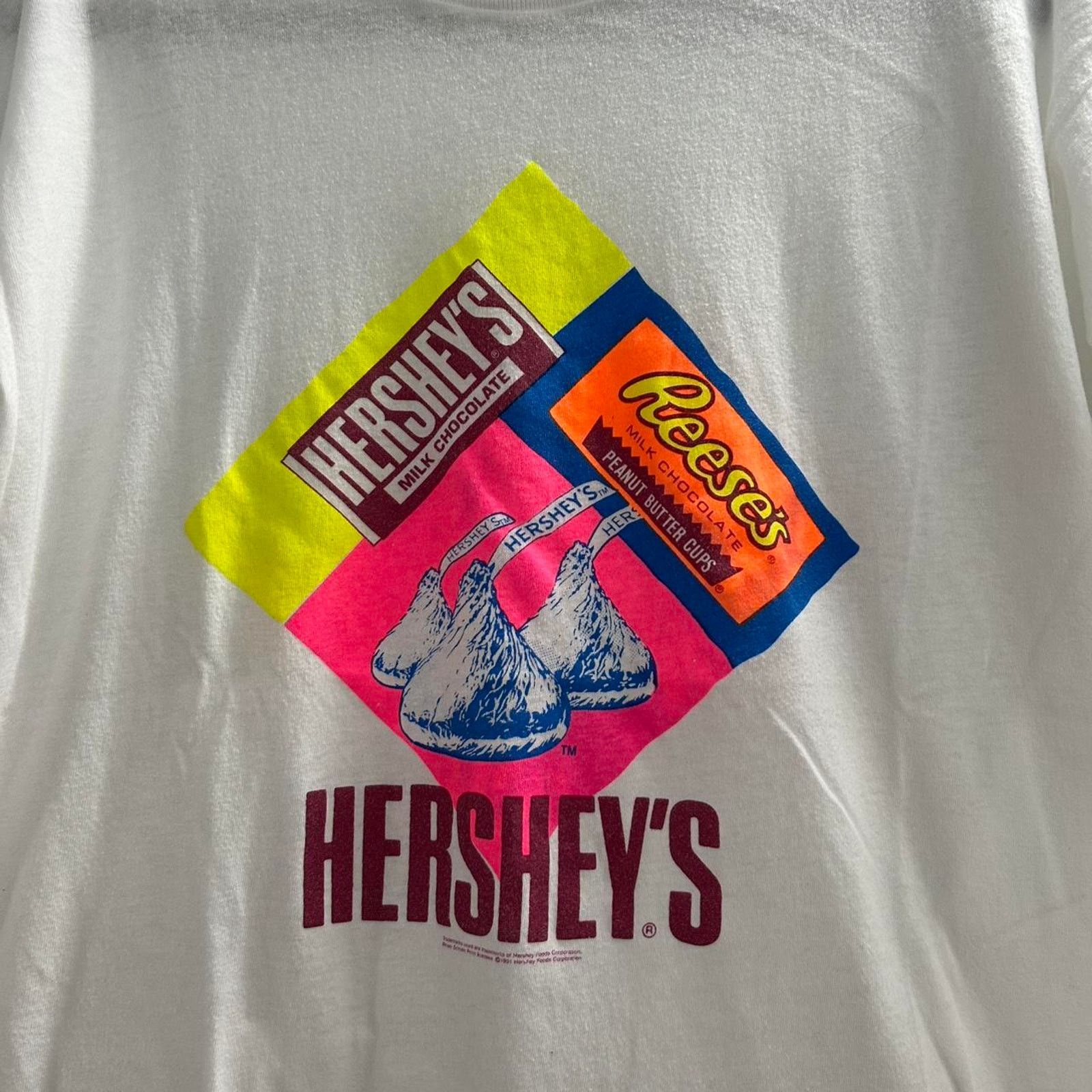 Other VTG Hershey's Chocolate Reese's Peanut Butter T-Shirt Size US XL / EU 56 / 4 - 2 Thumbnail