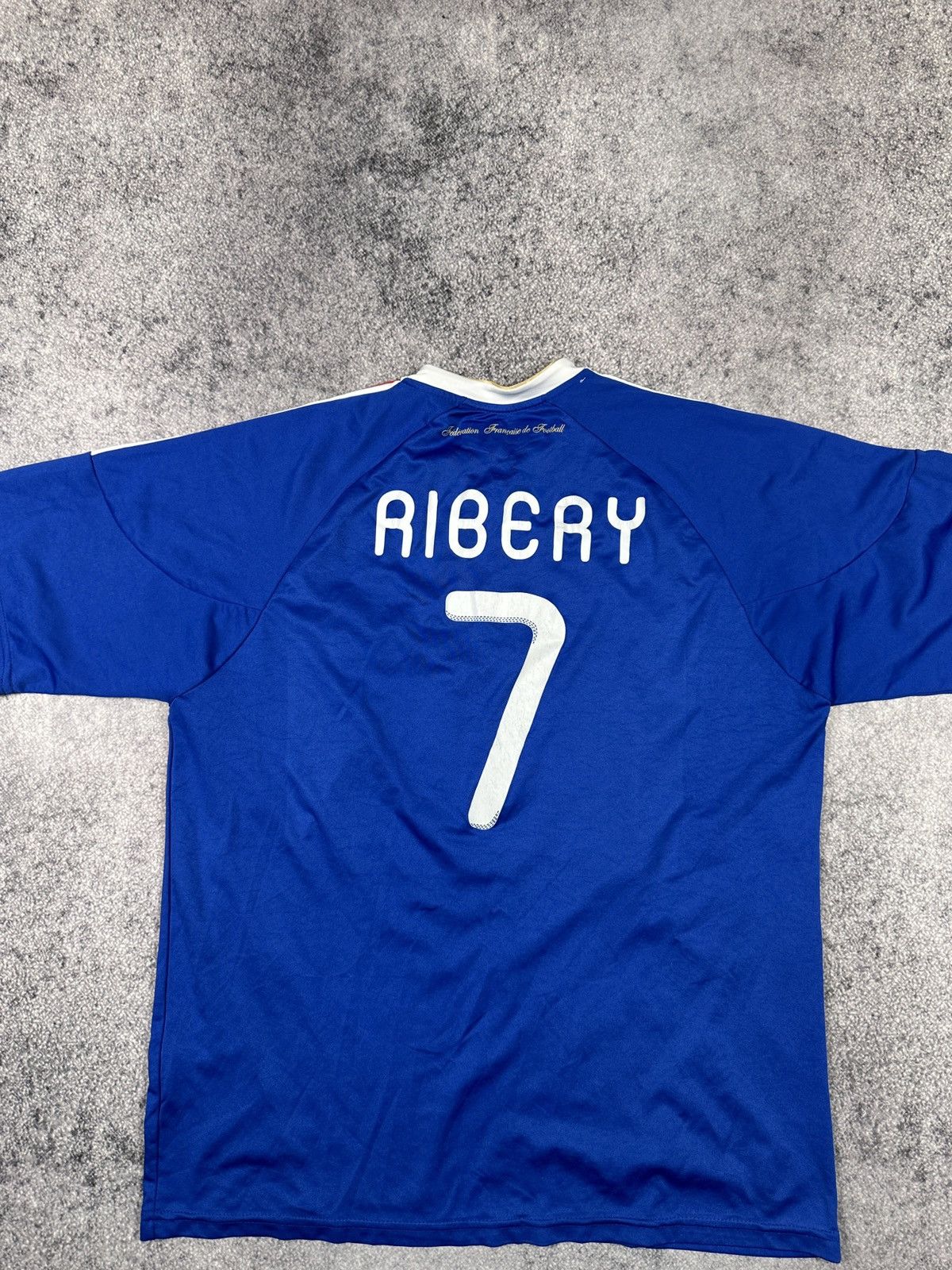 Vintage Vintage Adidas France 7 Ribery Soccer Jersey Style XL Rare Size US XL / EU 56 / 4 - 5 Thumbnail