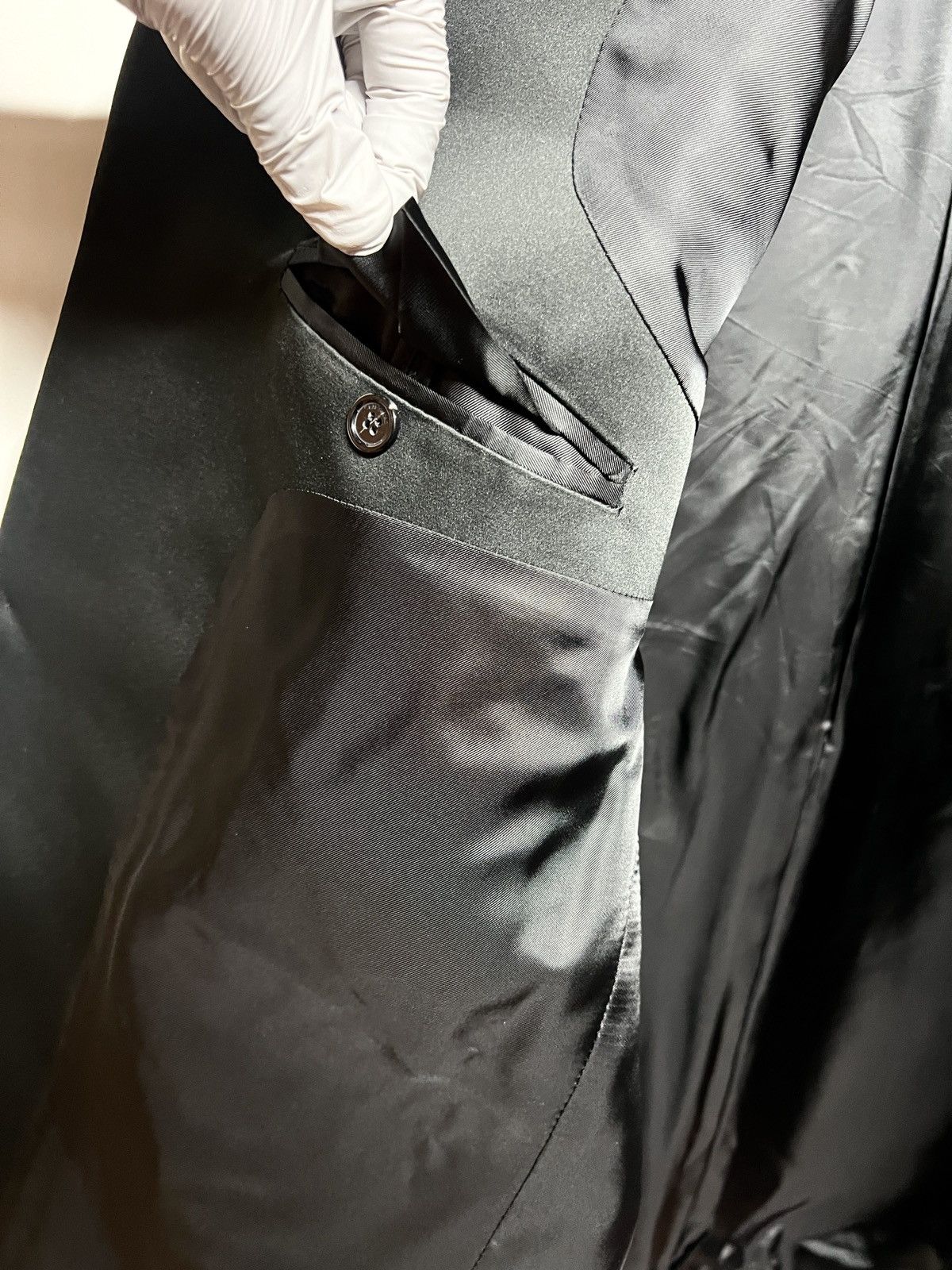 Raf Simons OVERSIZED SATIN BLAZER Size 46S - 6 Thumbnail