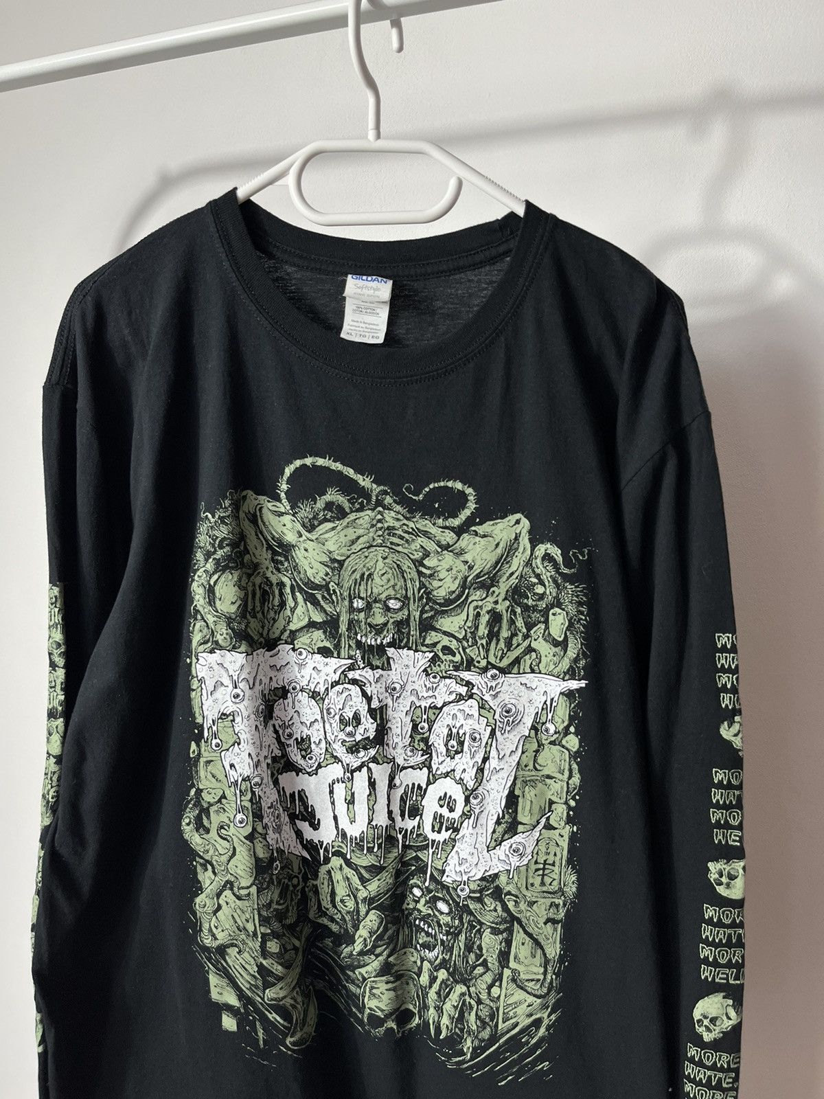 Band Tees × Vintage Foetal Juice Band Long Sleeve Tee Size US XL / EU 56 / 4 - 2 Thumbnail