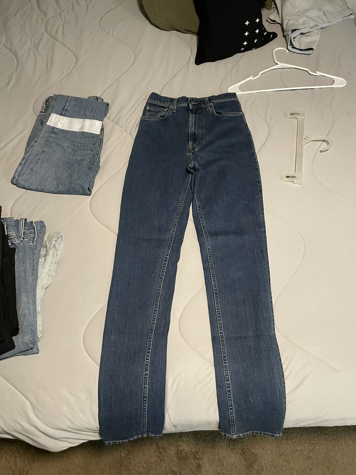 Helmut Lang Helmut Lang blue skinny jeans Size 27" / US 4 / IT 40 - 2 Thumbnail
