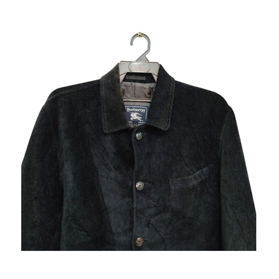 Burberry Vintage Burberry Rayon Corduroy Button Up Blazer Jacket Size US XL / EU 56 / 4 - 2 Thumbnail