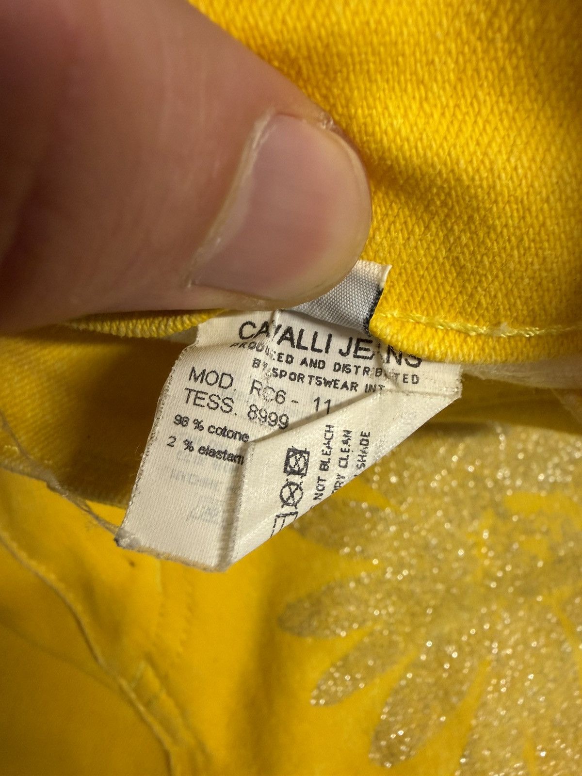 Just Cavalli Vintage Cavalli Jeans Sunflowers jeans Size 30" / US 8 / IT 44 - 9 Thumbnail