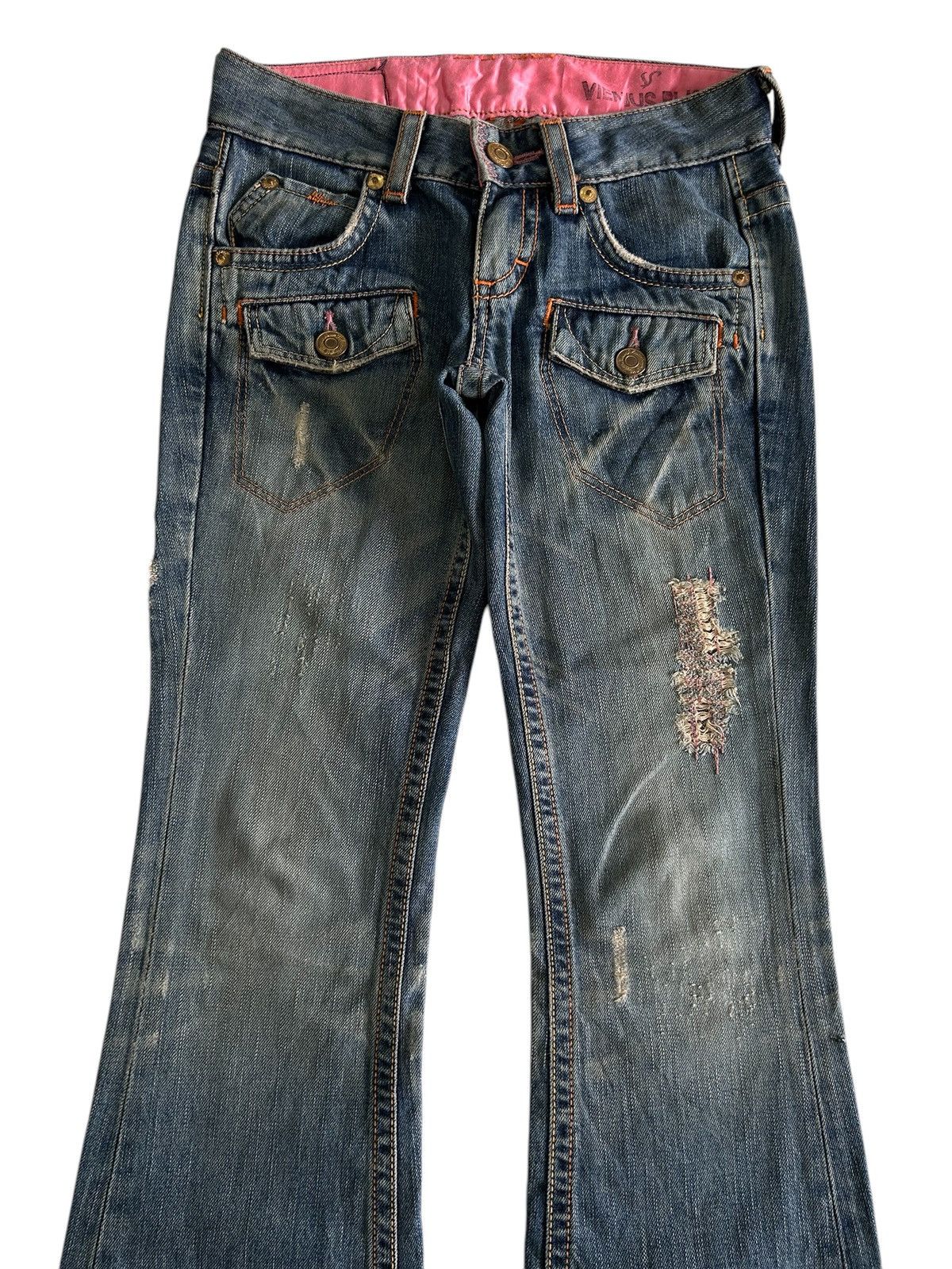Japanese Brand × Vintage Vintage Japanese EDWIN Something bush pant flare Jeans Size US 29 - 5 Thumbnail
